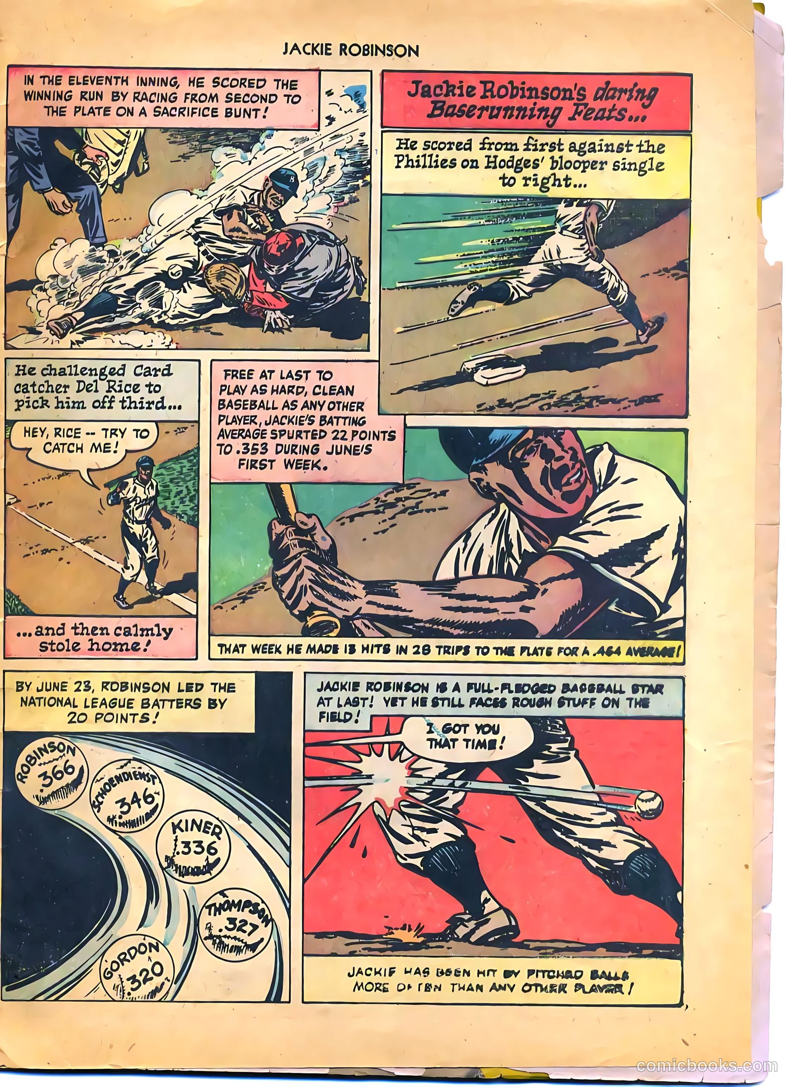 Jackie Robinson #1 (1949) — page 34 of 37
