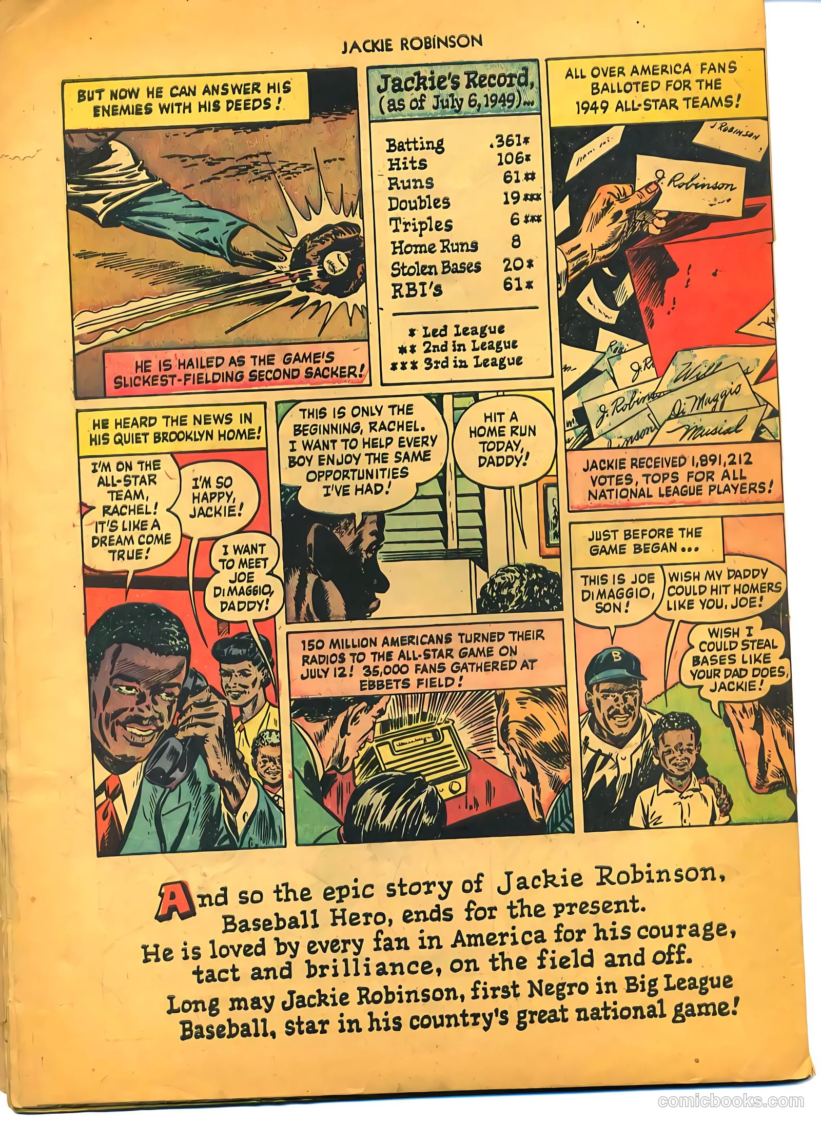 Jackie Robinson #1 (1949) — page 35 of 37