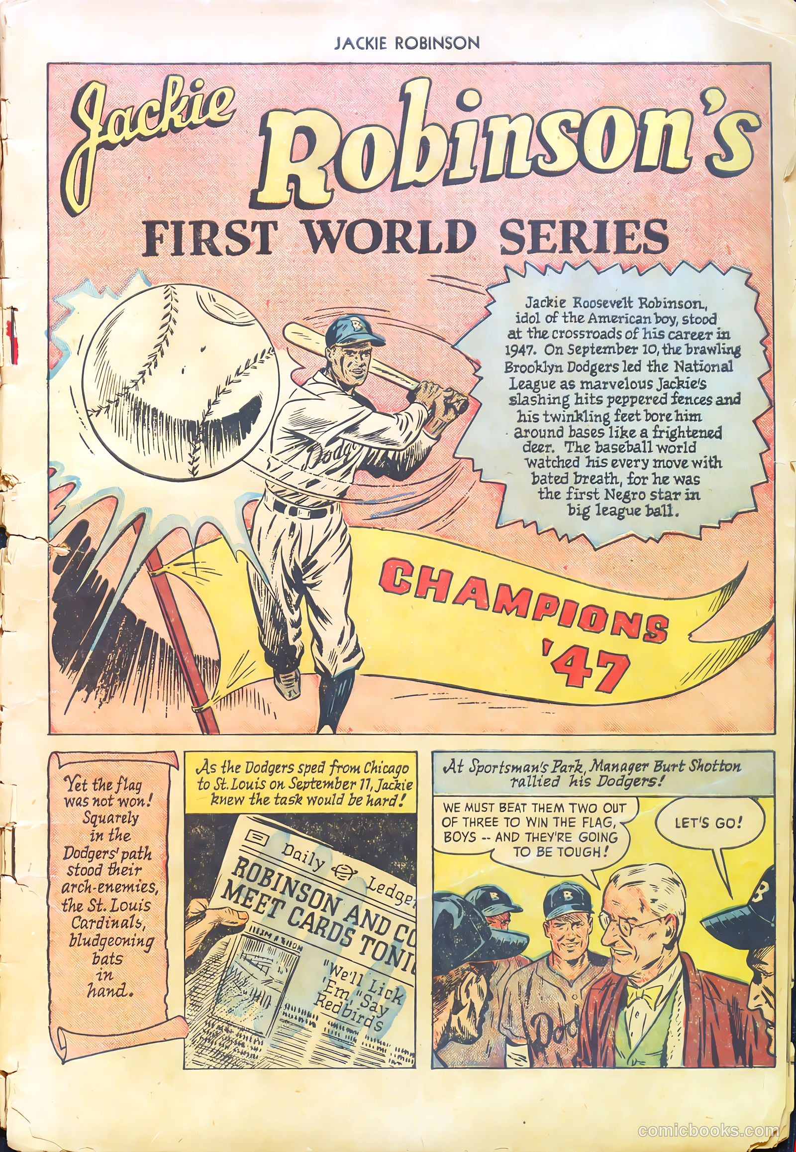 Jackie Robinson #2 (1950) — page 3 of 35