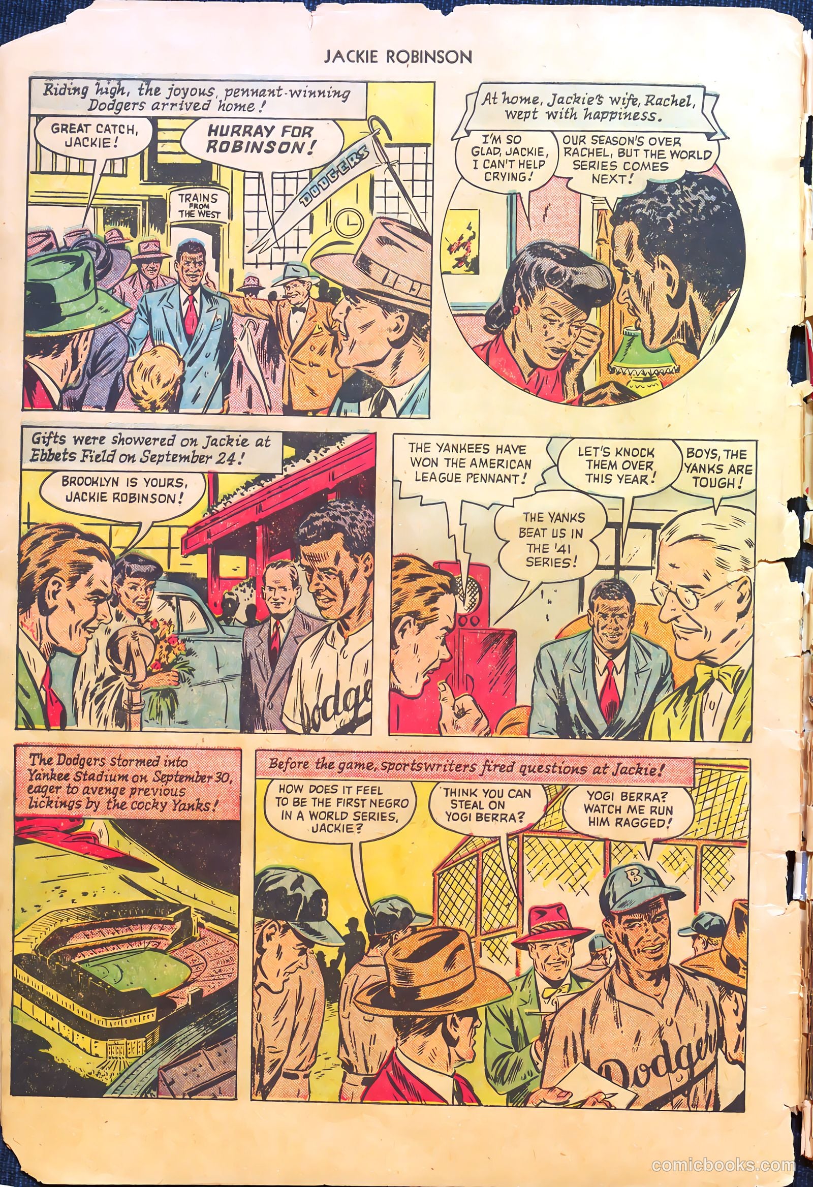 Jackie Robinson #2 (1950) — page 6 of 35