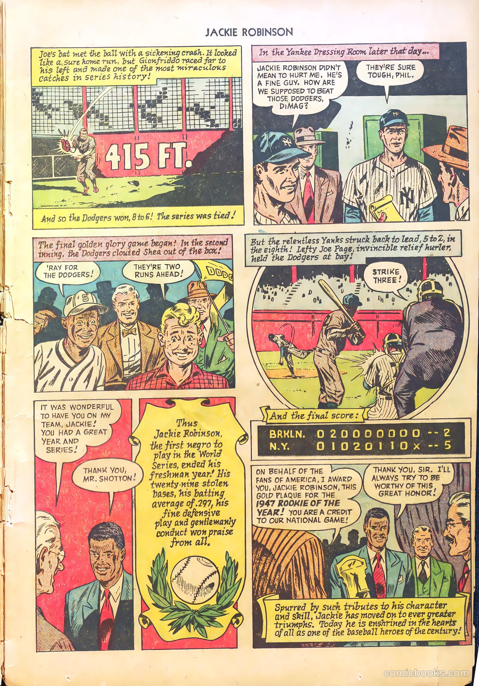 Jackie Robinson #2 (1950) — page 13 of 35