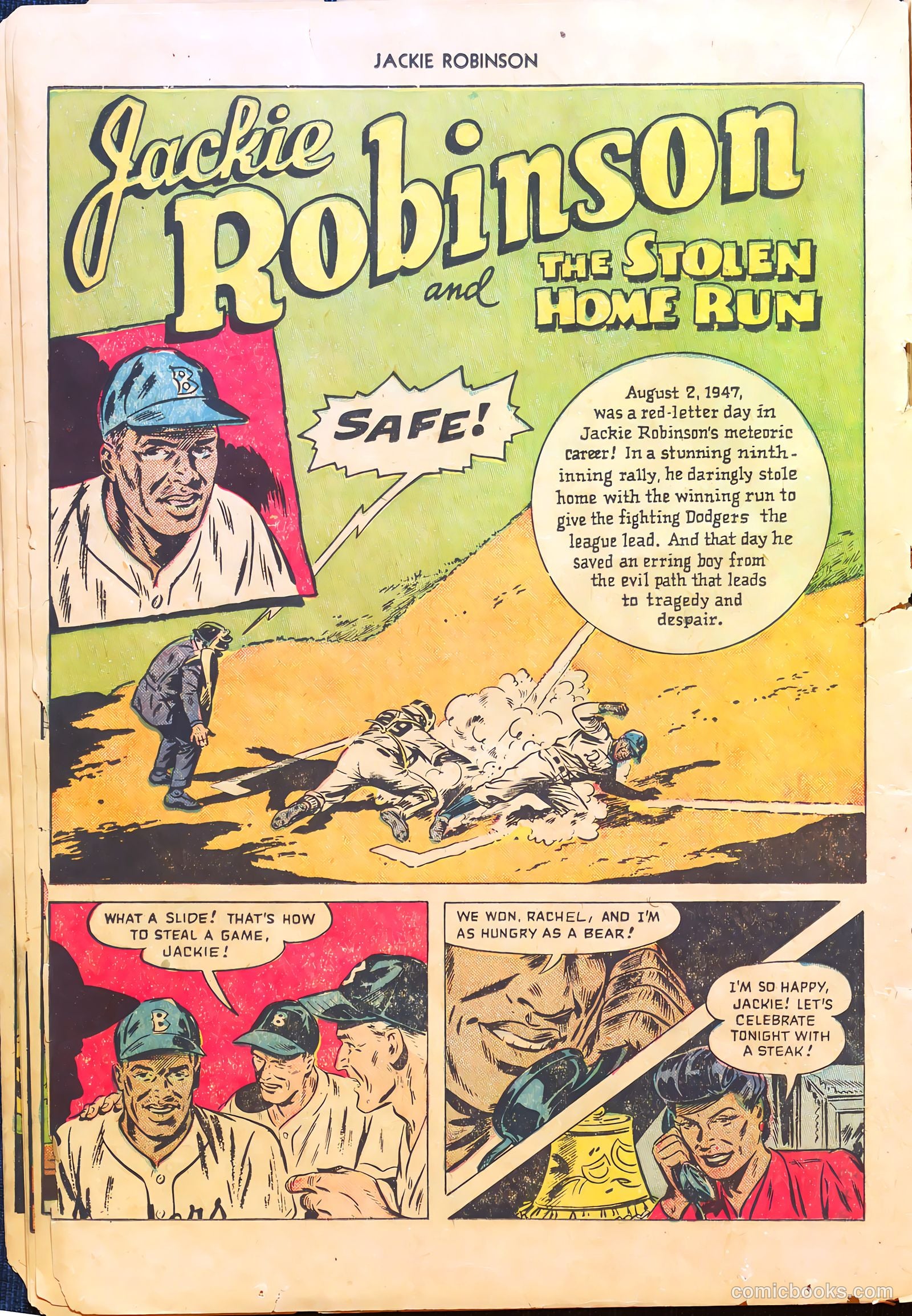 Jackie Robinson #2 (1950) — page 18 of 35