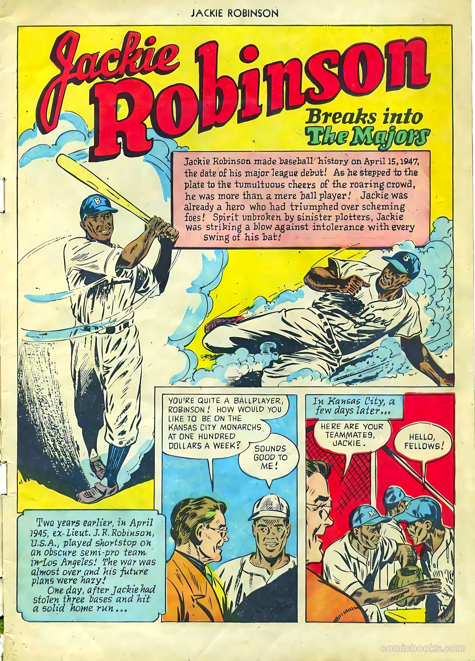 Jackie Robinson #3 (1950) — page 3 of 36