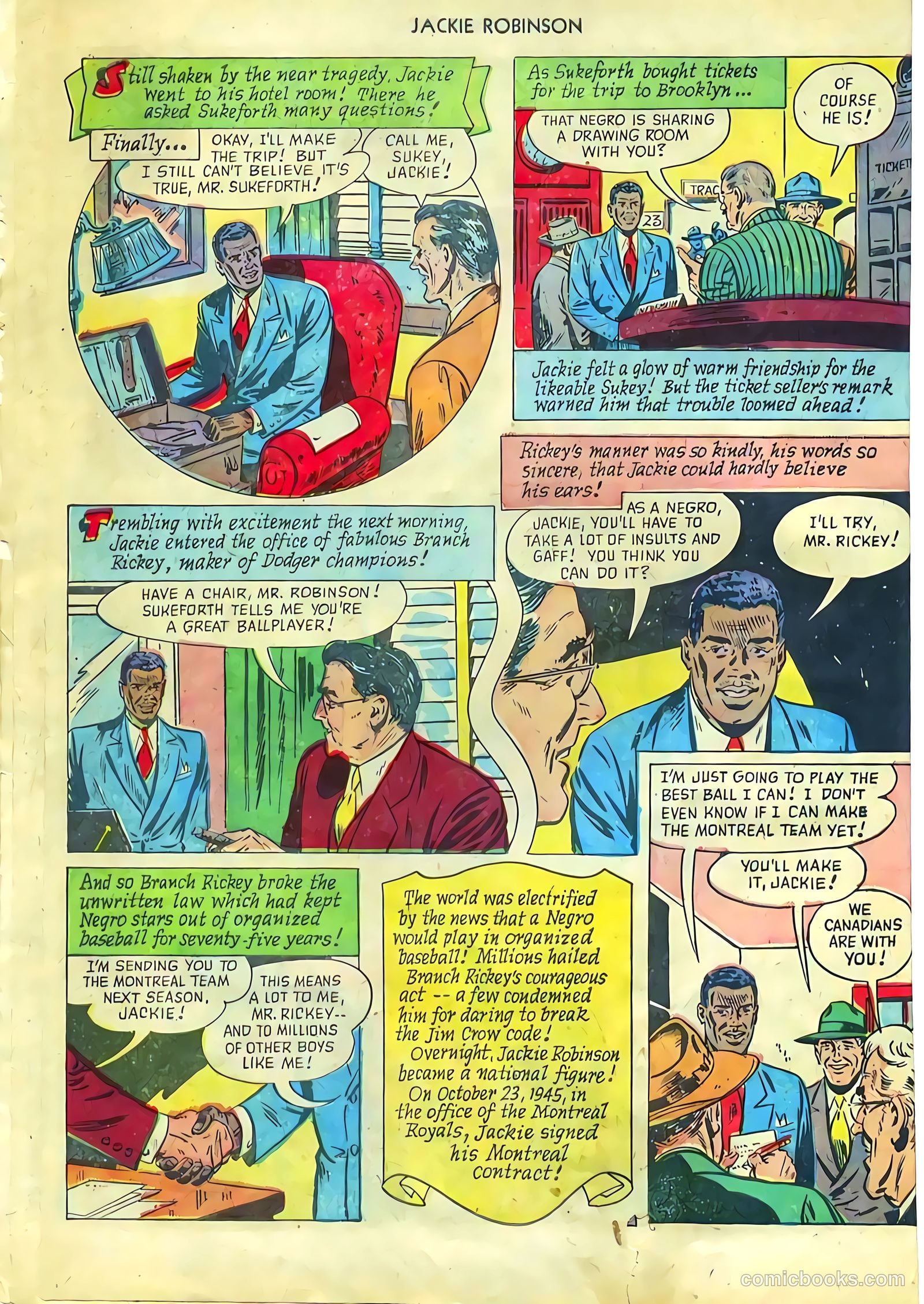 Jackie Robinson #3 (1950) — page 6 of 36