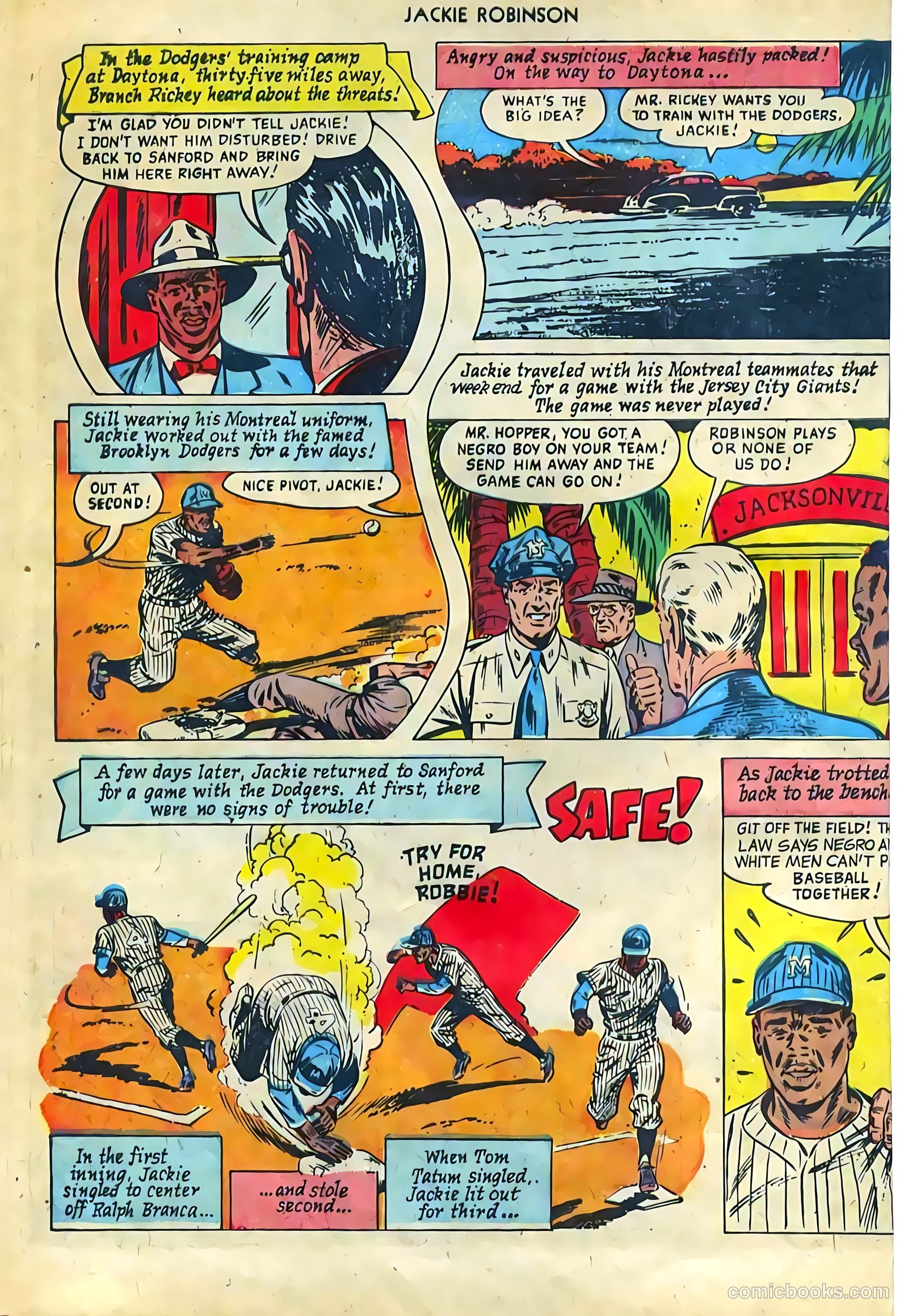 Jackie Robinson #3 (1950) — page 8 of 36