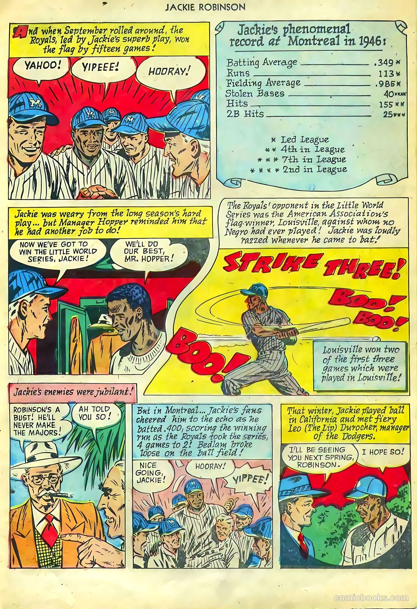 Jackie Robinson #3 (1950) — page 11 of 36