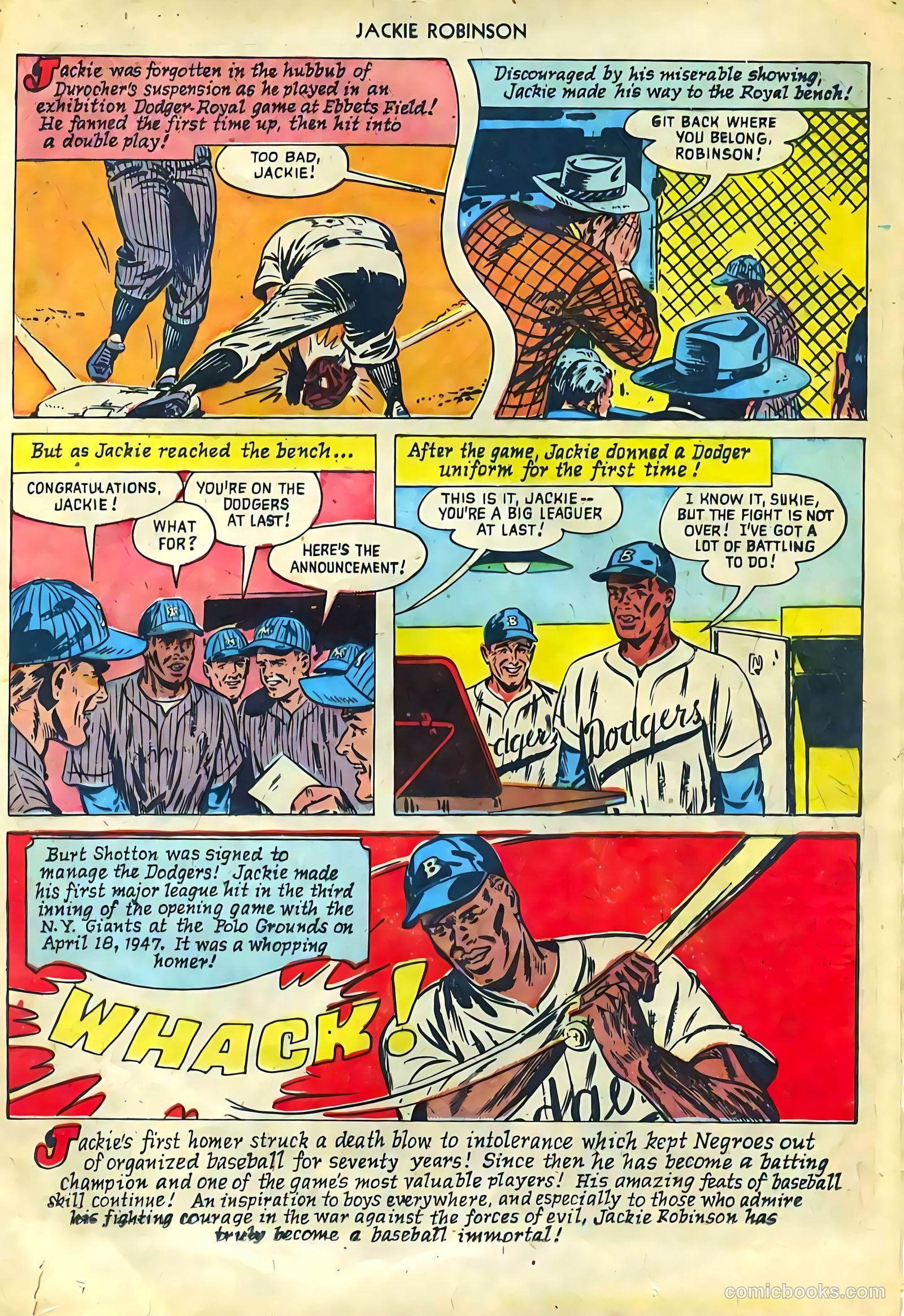 Jackie Robinson #3 (1950) — page 13 of 36