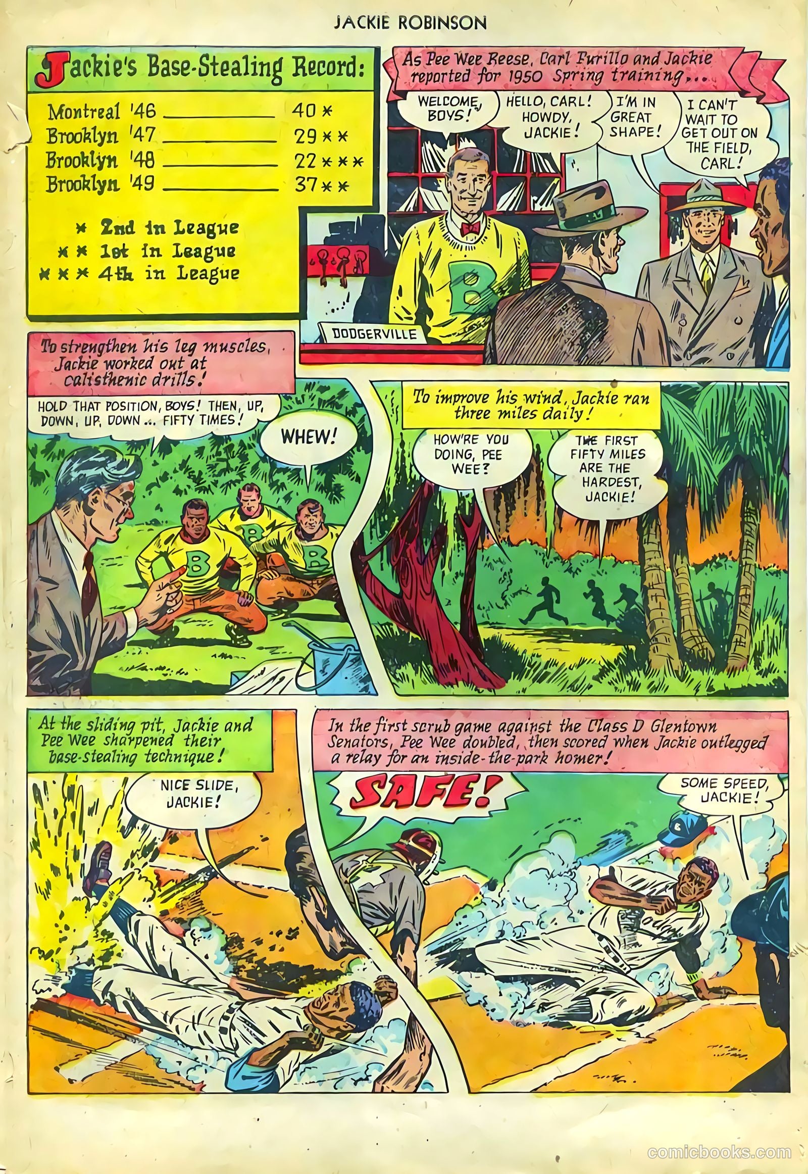 Jackie Robinson #3 (1950) — page 30 of 36