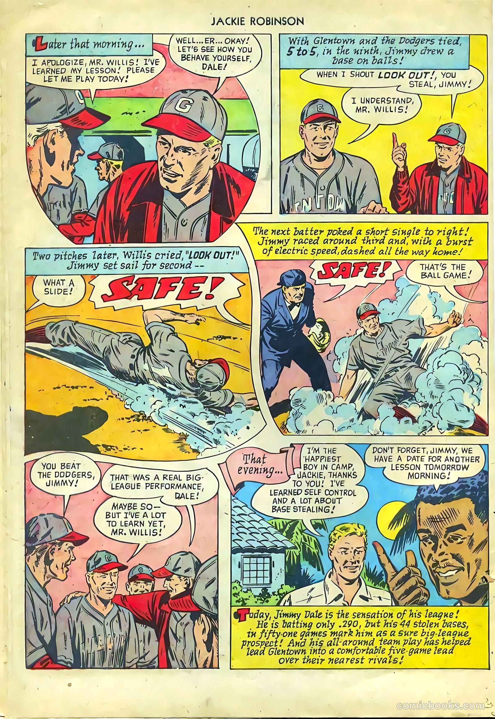 Jackie Robinson #3 (1950) — page 34 of 36