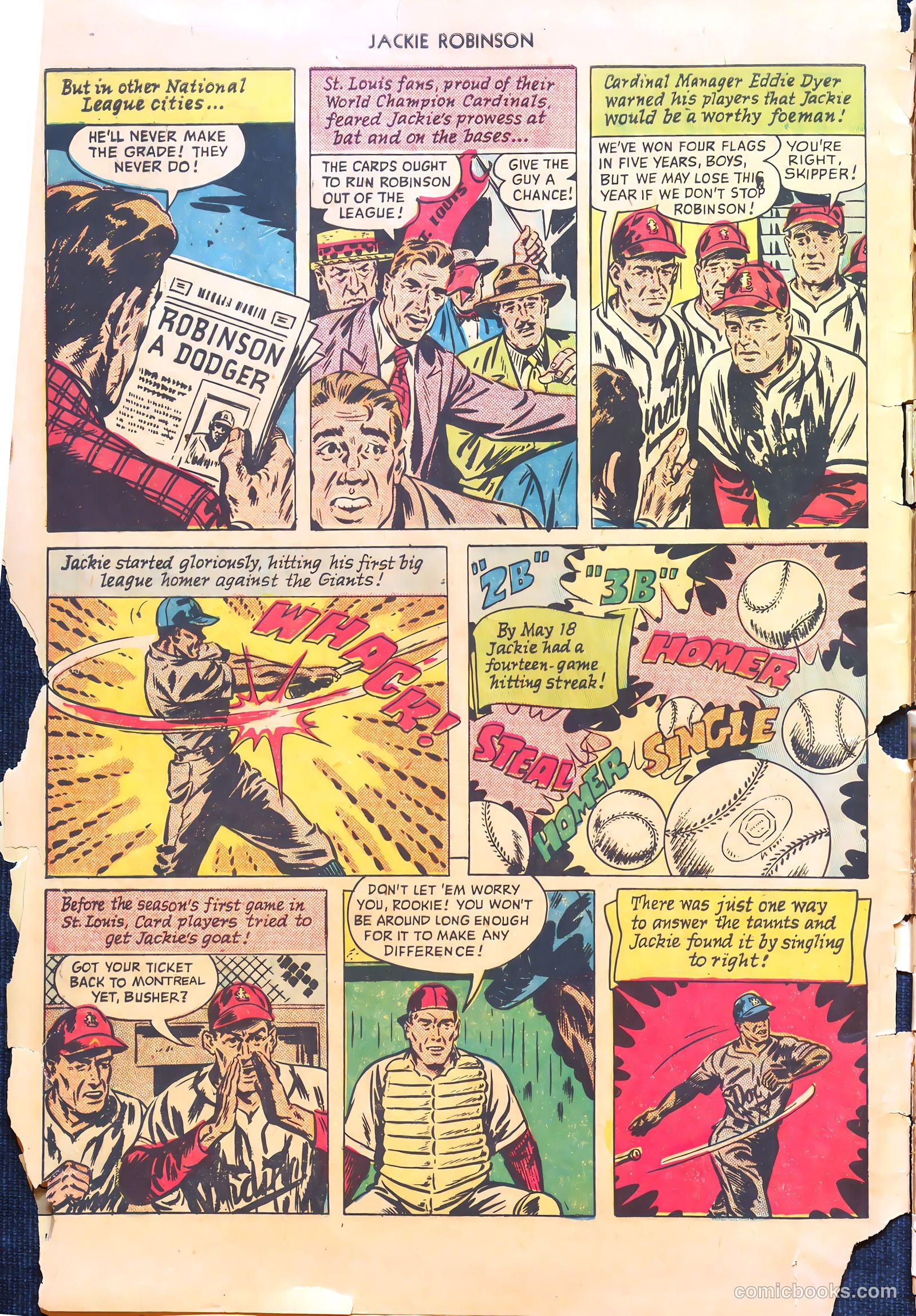 Jackie Robinson #4 (1950) — page 4 of 35