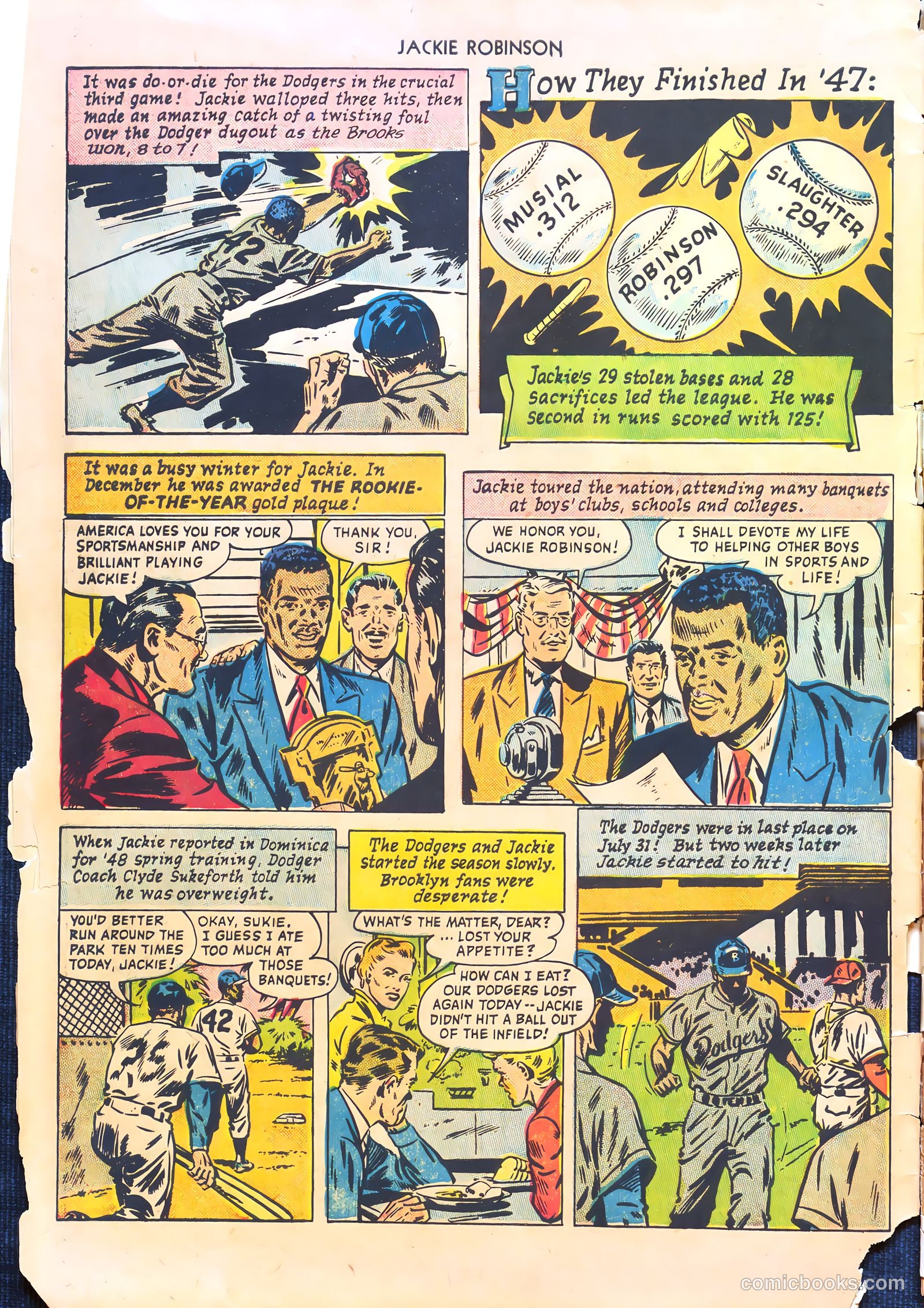 Jackie Robinson #4 (1950) — page 6 of 35