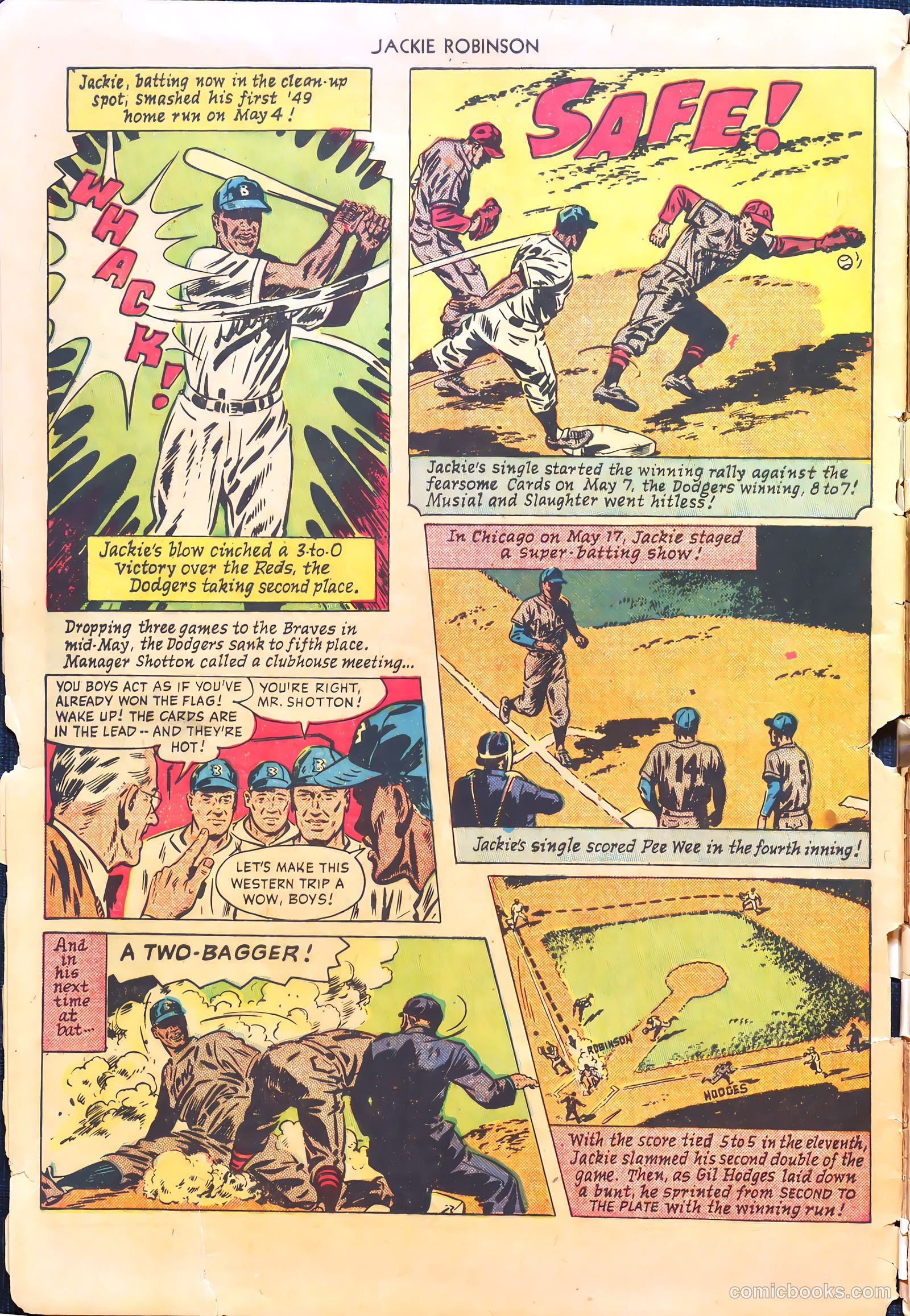 Jackie Robinson #4 (1950) — page 8 of 35