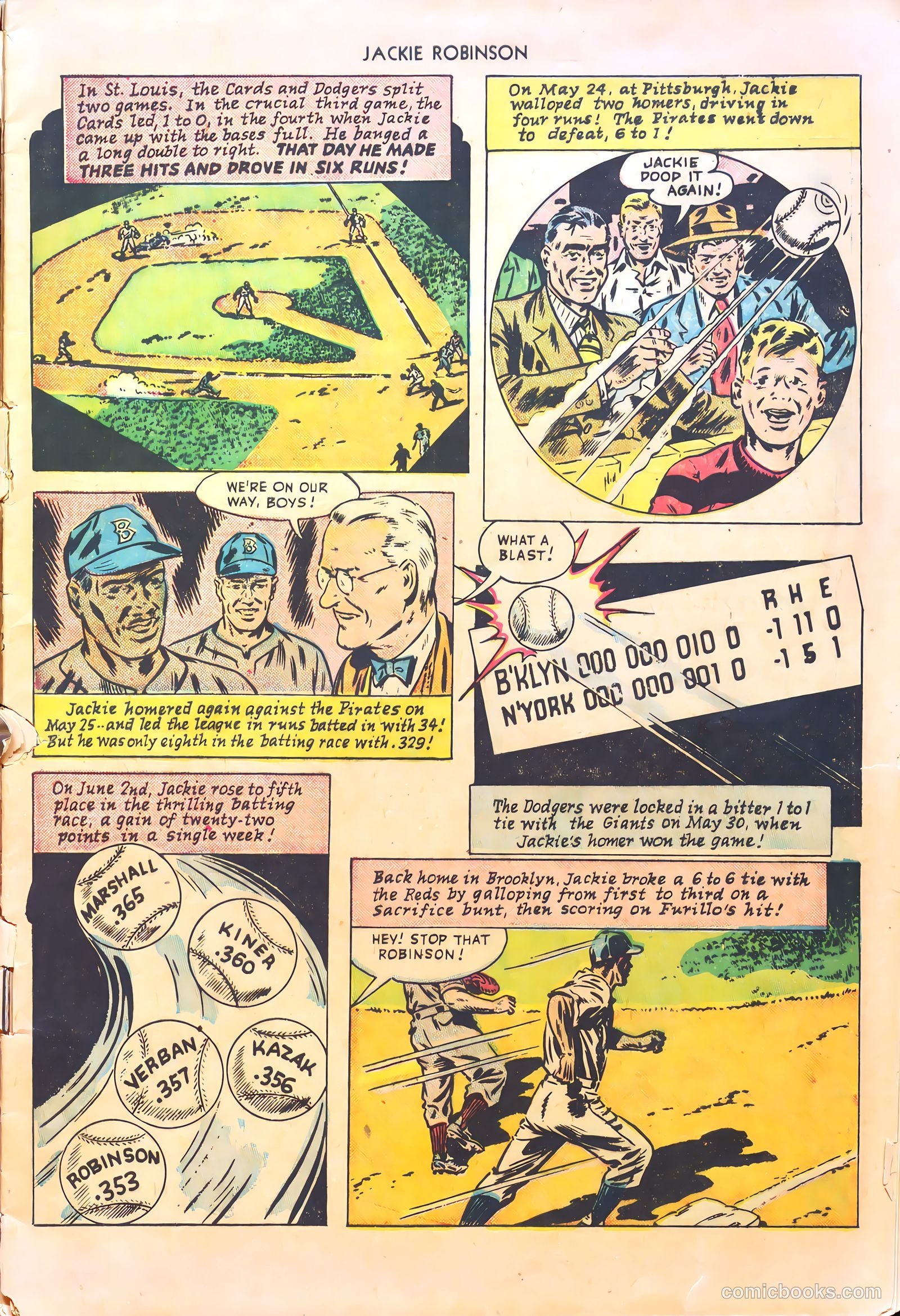 Jackie Robinson #4 (1950) — page 9 of 35