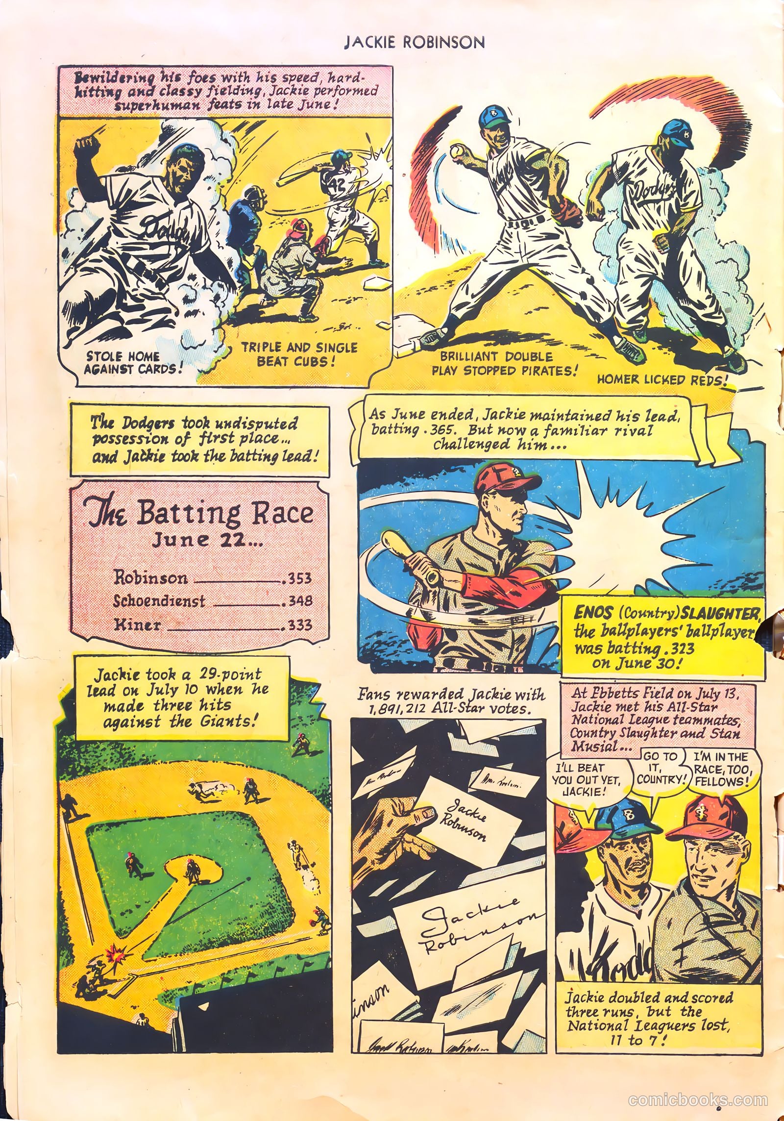 Jackie Robinson #4 (1950) — page 10 of 35