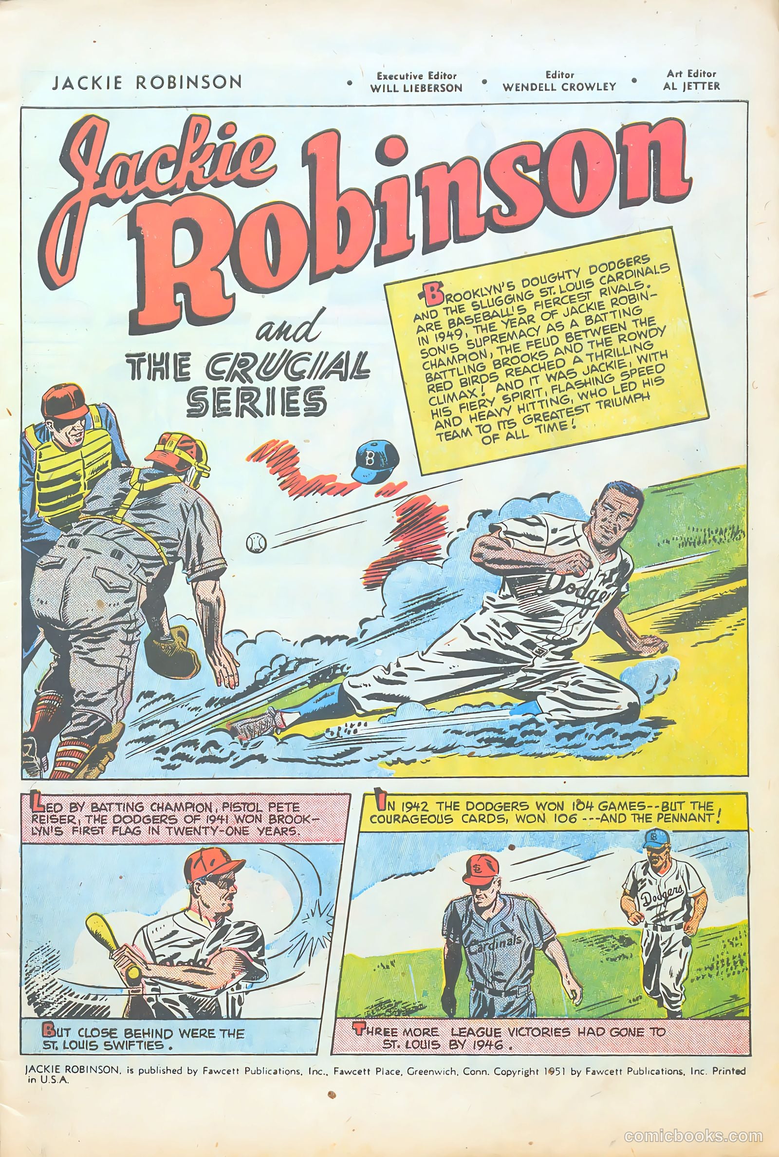 Jackie Robinson #5 (1951) — page 3 of 36