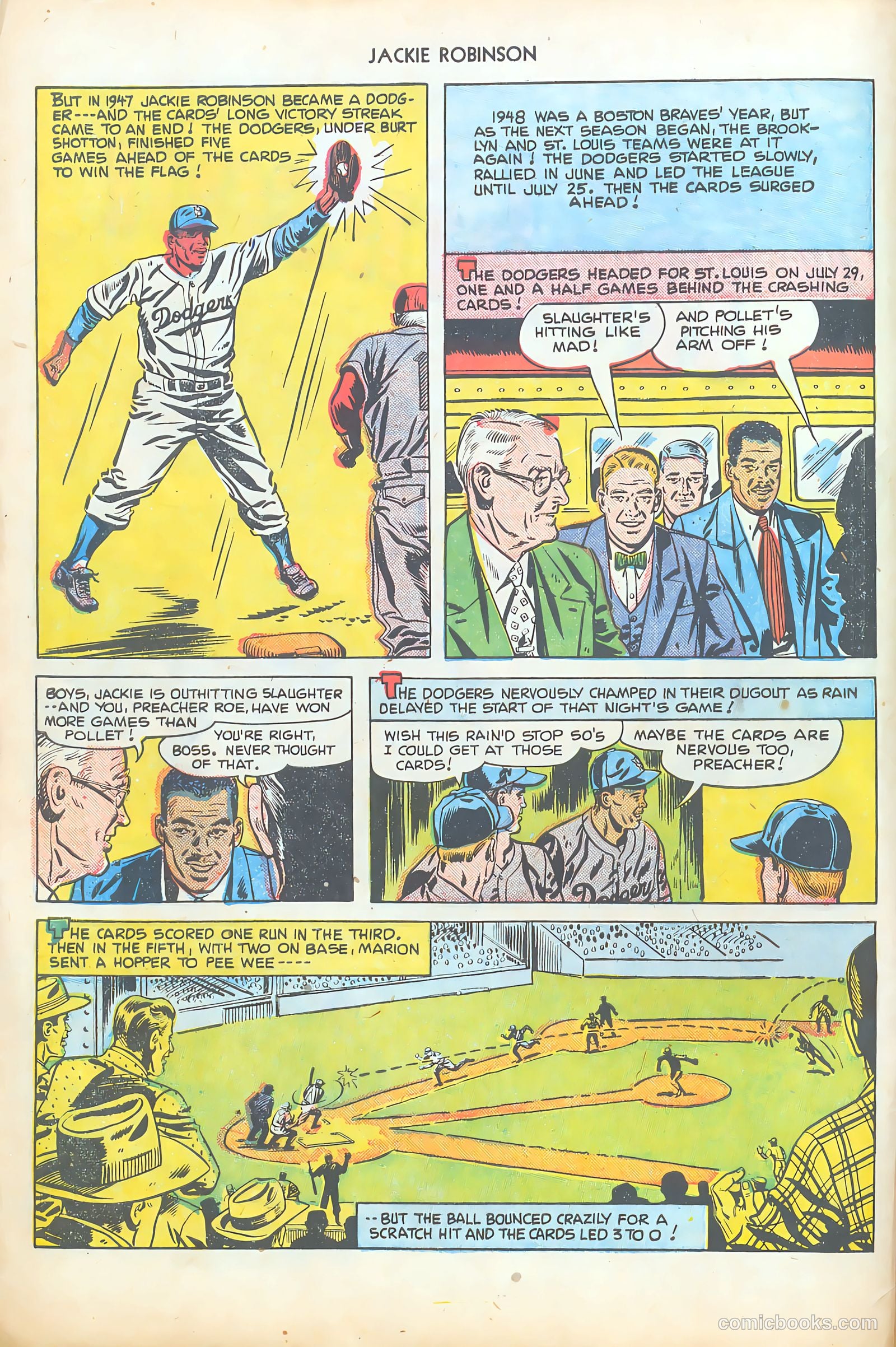 Jackie Robinson #5 (1951) — page 4 of 36