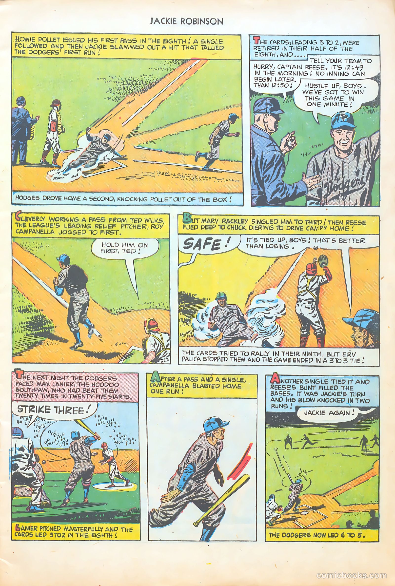 Jackie Robinson #5 (1951) — page 5 of 36