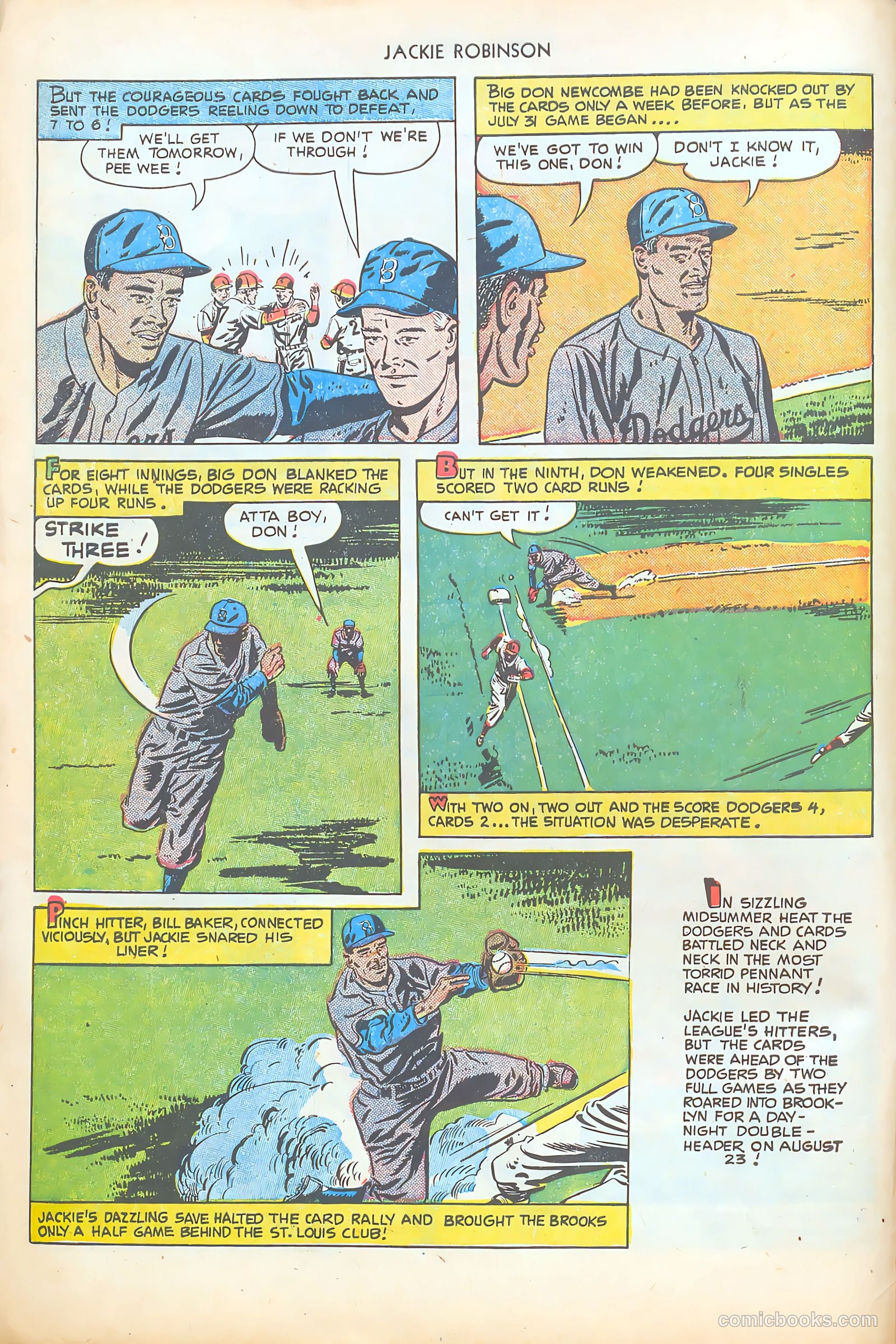 Jackie Robinson #5 (1951) — page 6 of 36