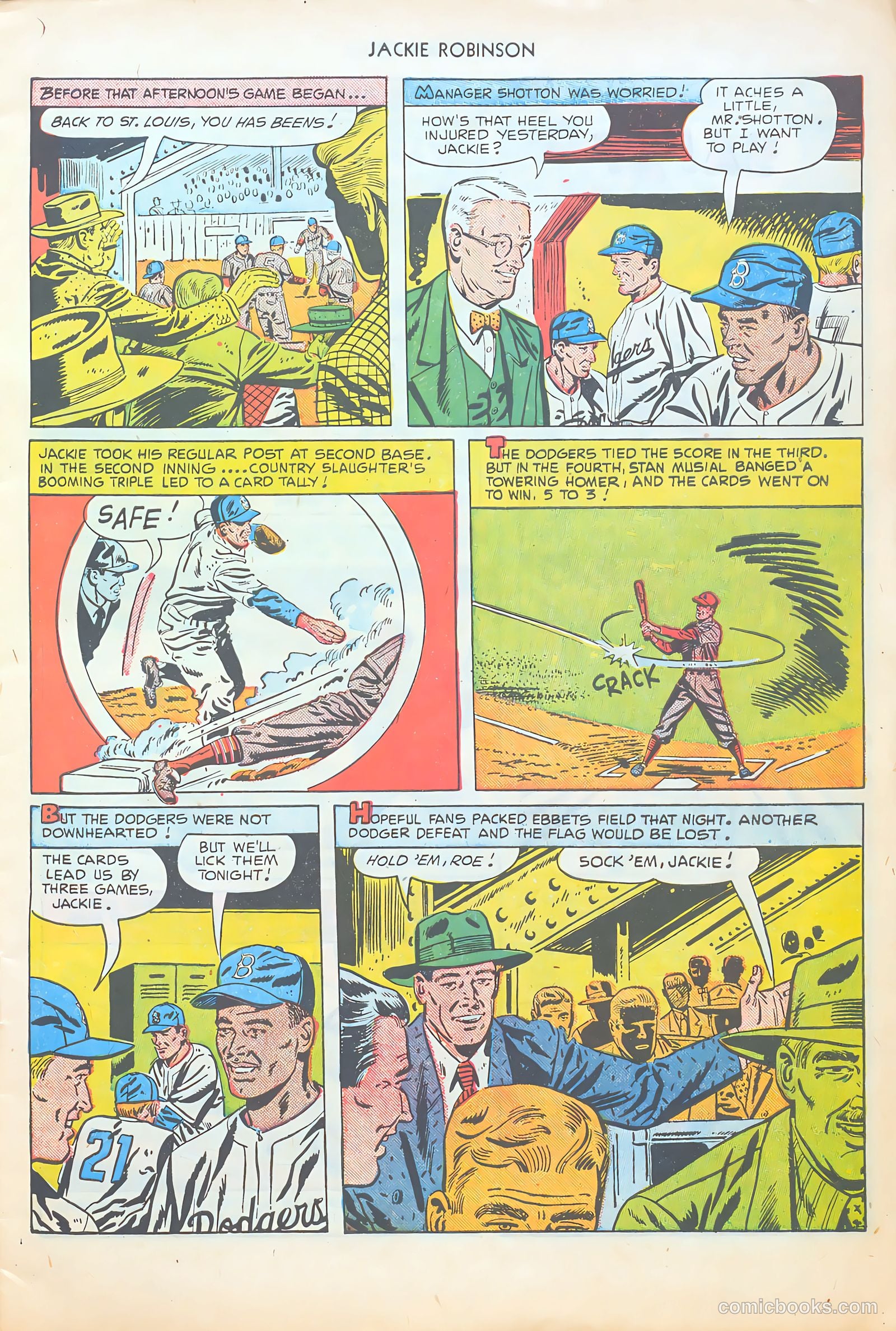 Jackie Robinson #5 (1951) — page 7 of 36