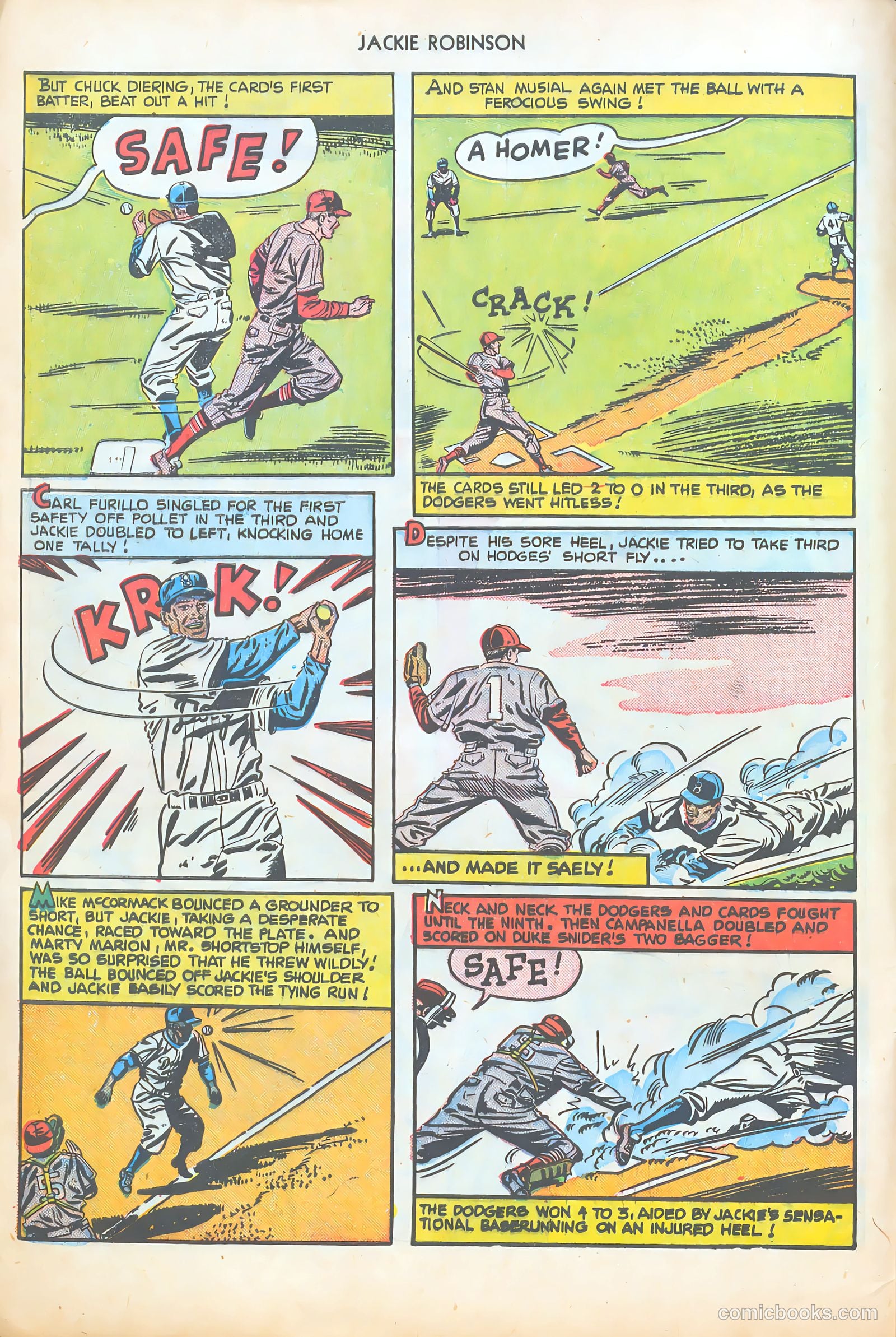 Jackie Robinson #5 (1951) — page 8 of 36