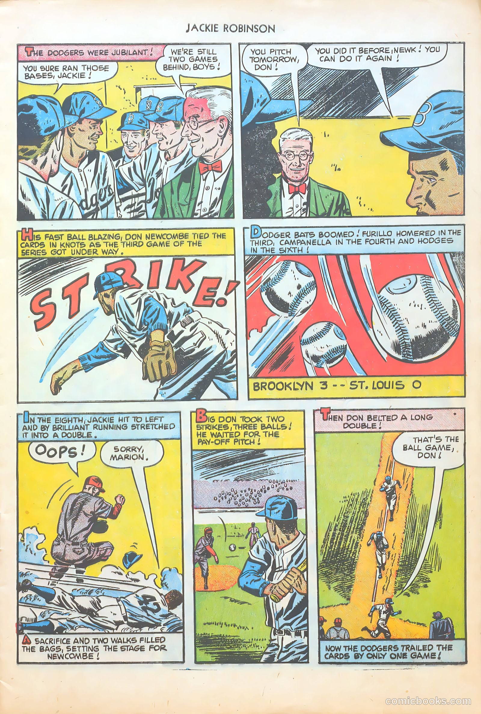 Jackie Robinson #5 (1951) — page 9 of 36