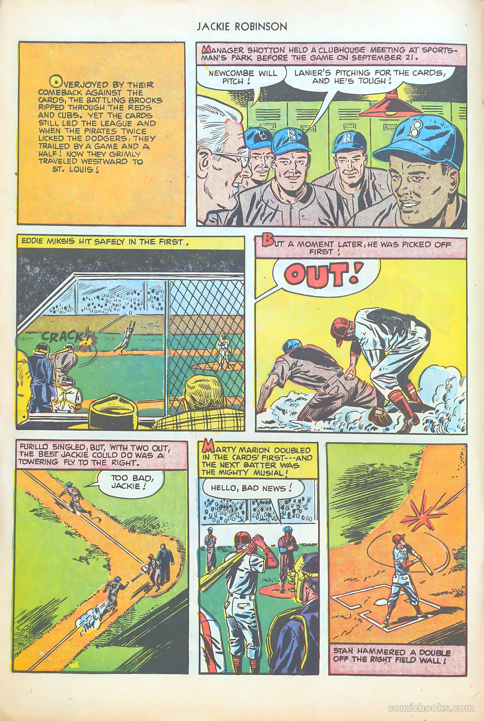 Jackie Robinson #5 (1951) — page 10 of 36
