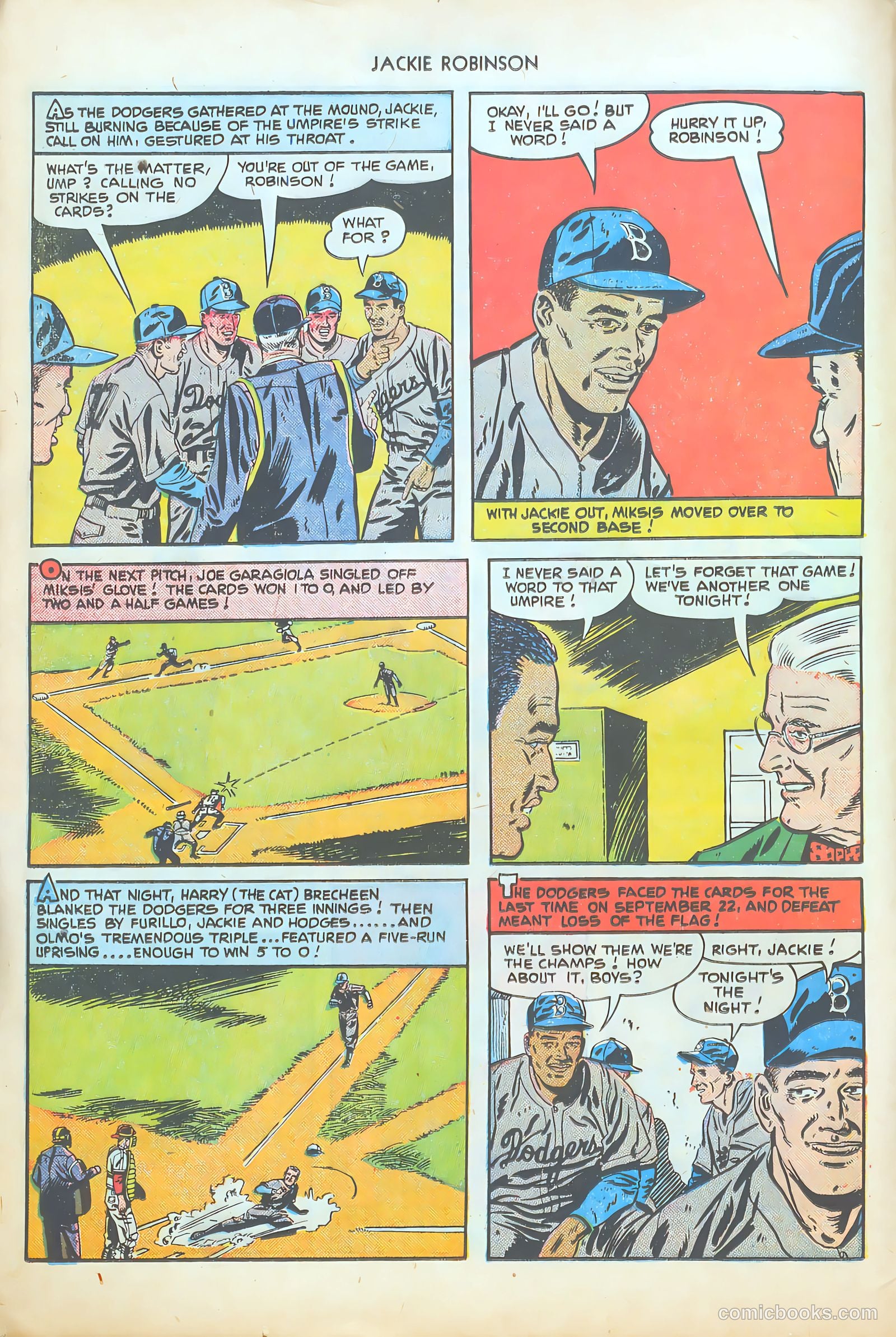 Jackie Robinson #5 (1951) — page 12 of 36