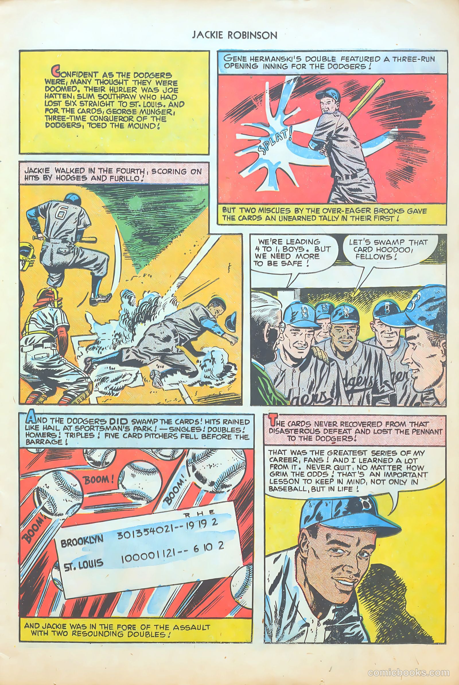 Jackie Robinson #5 (1951) — page 13 of 36