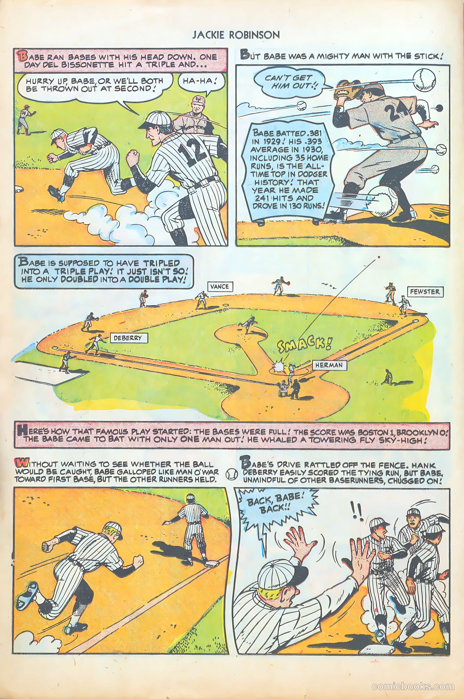 Jackie Robinson #5 (1951) — page 16 of 36