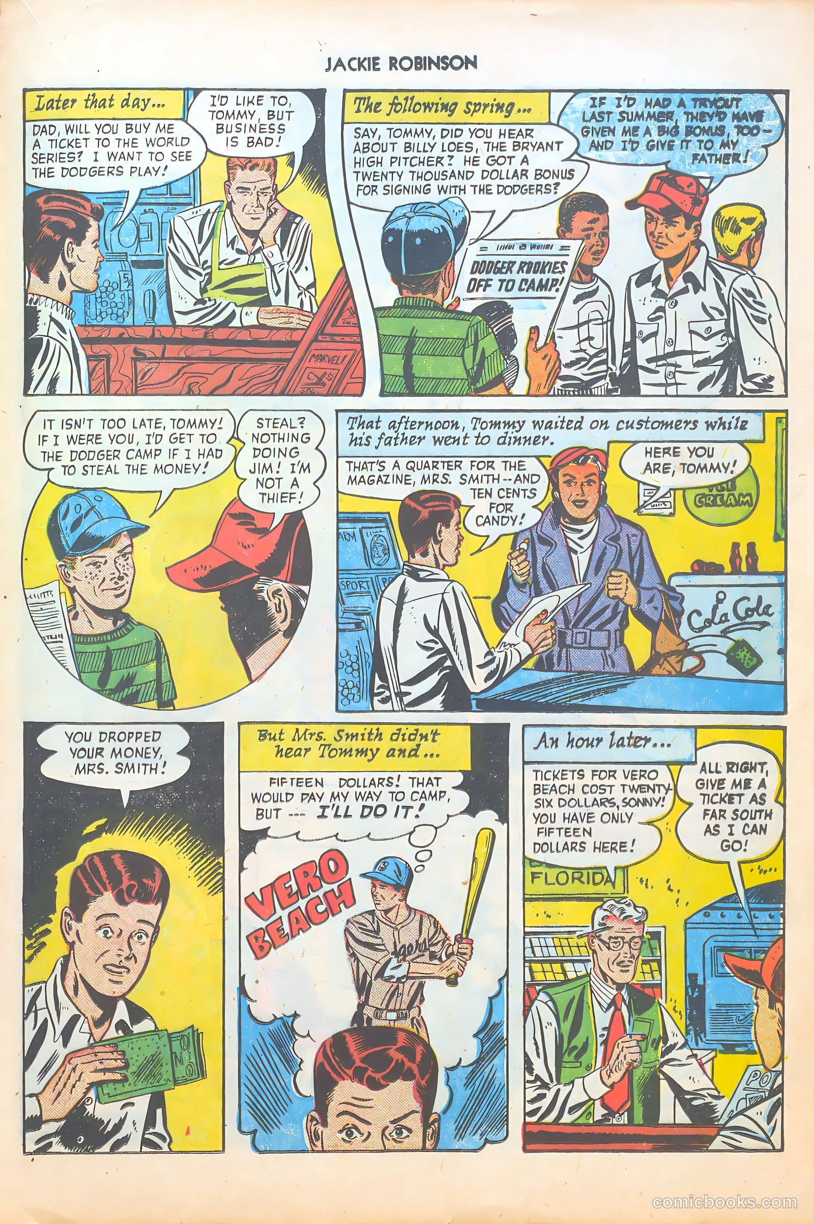 Jackie Robinson #5 (1951) — page 21 of 36