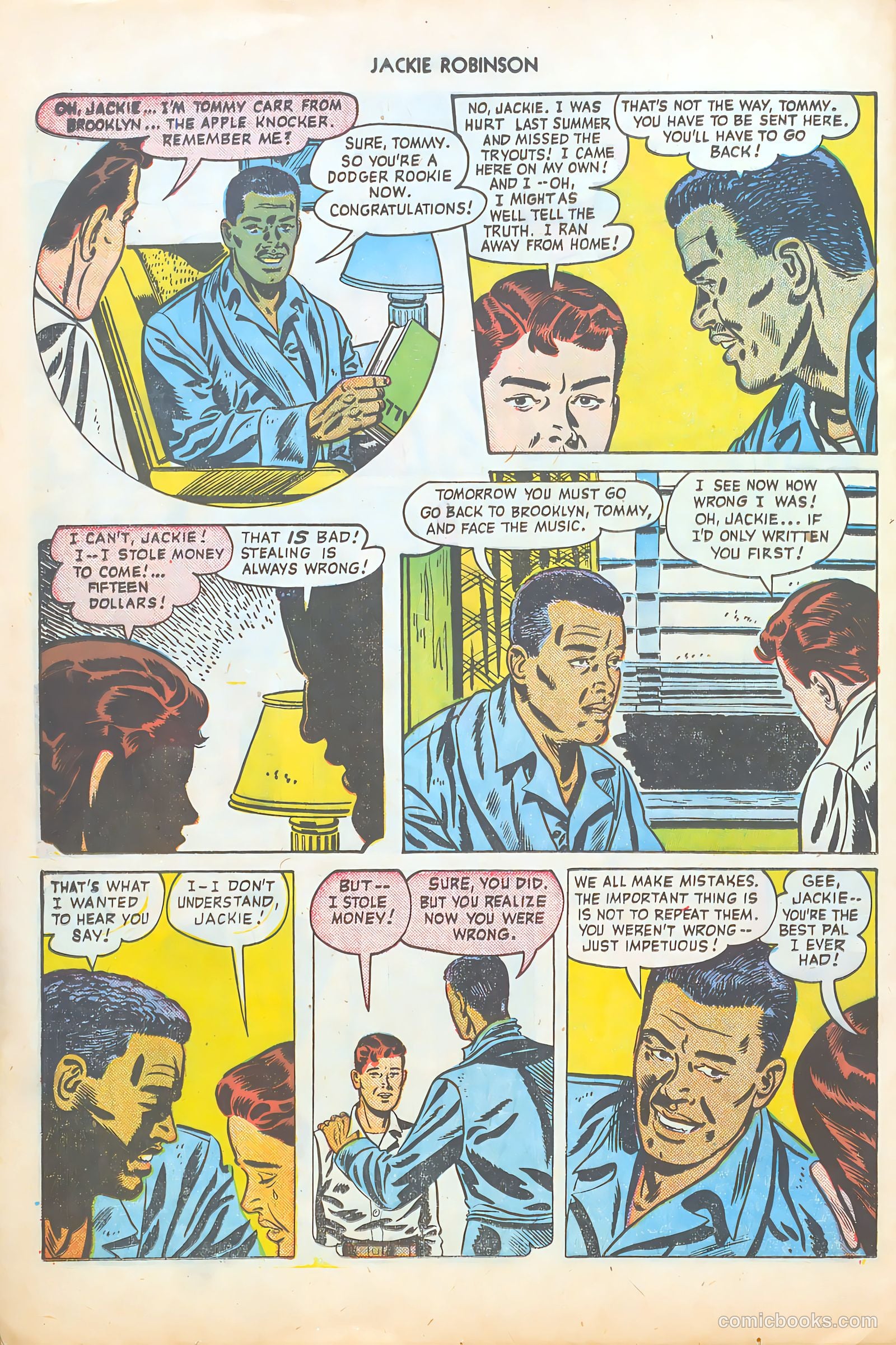 Jackie Robinson #5 (1951) — page 24 of 36
