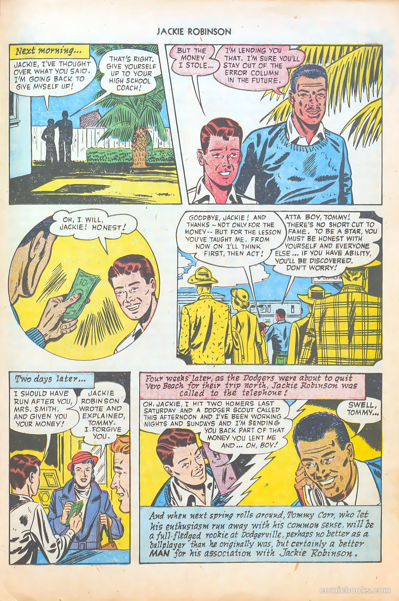 Jackie Robinson #5 (1951) — page 25 of 36