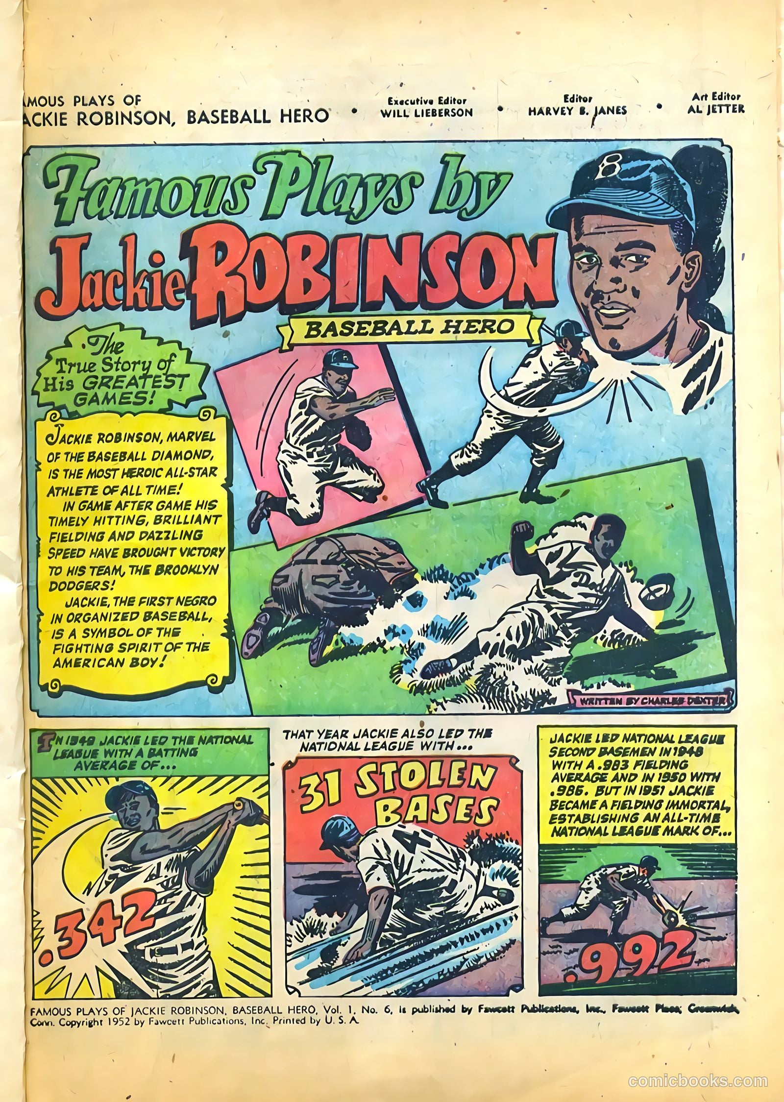 Jackie Robinson #6 (1952) — page 4 of 36
