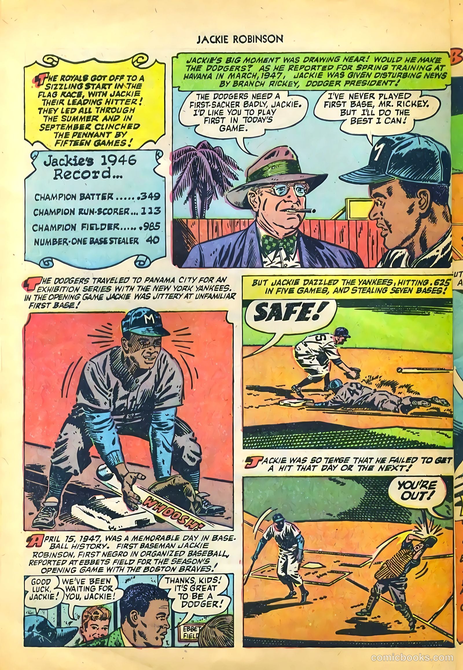 Jackie Robinson #6 (1952) — page 7 of 36