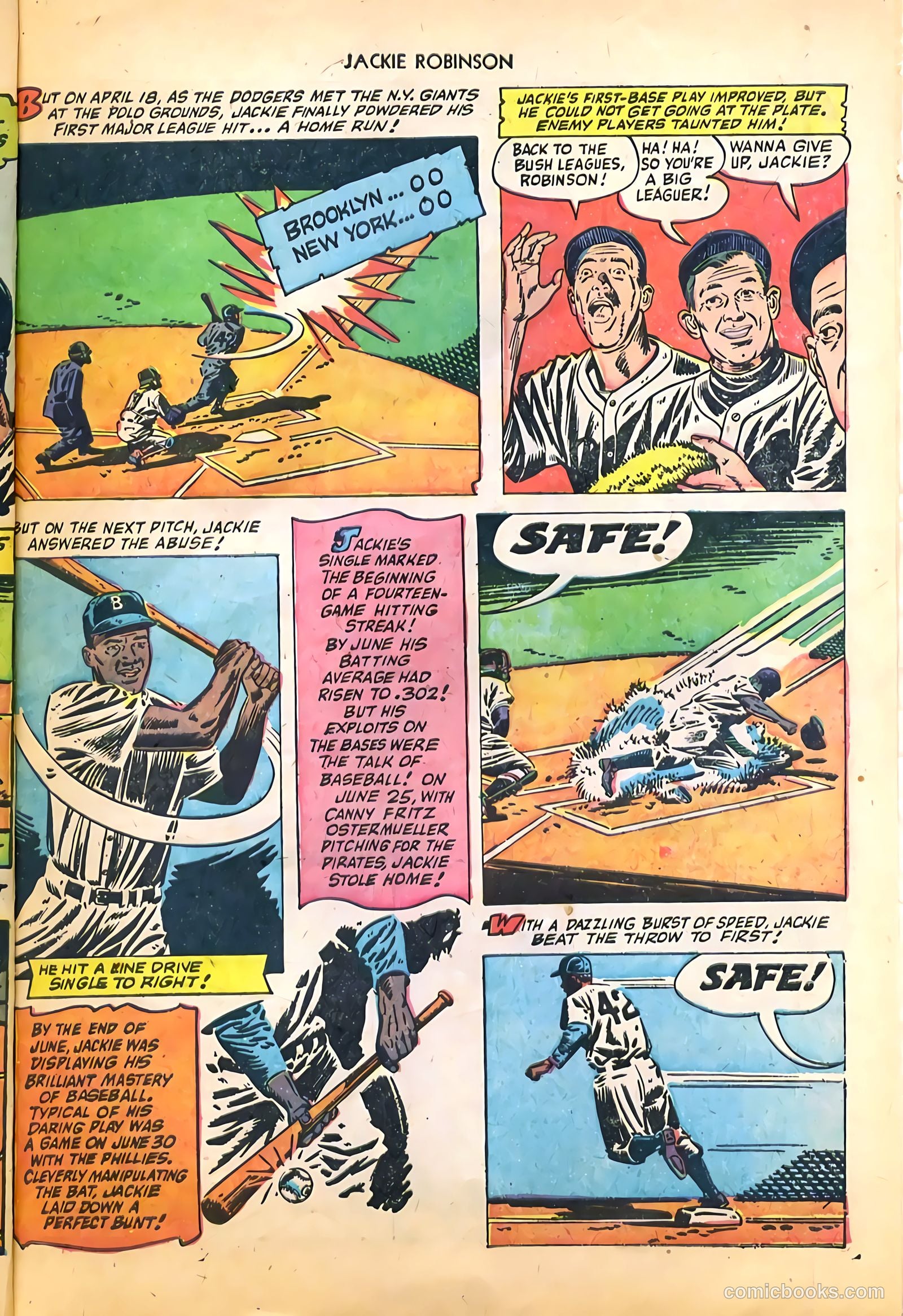 Jackie Robinson #6 (1952) — page 8 of 36