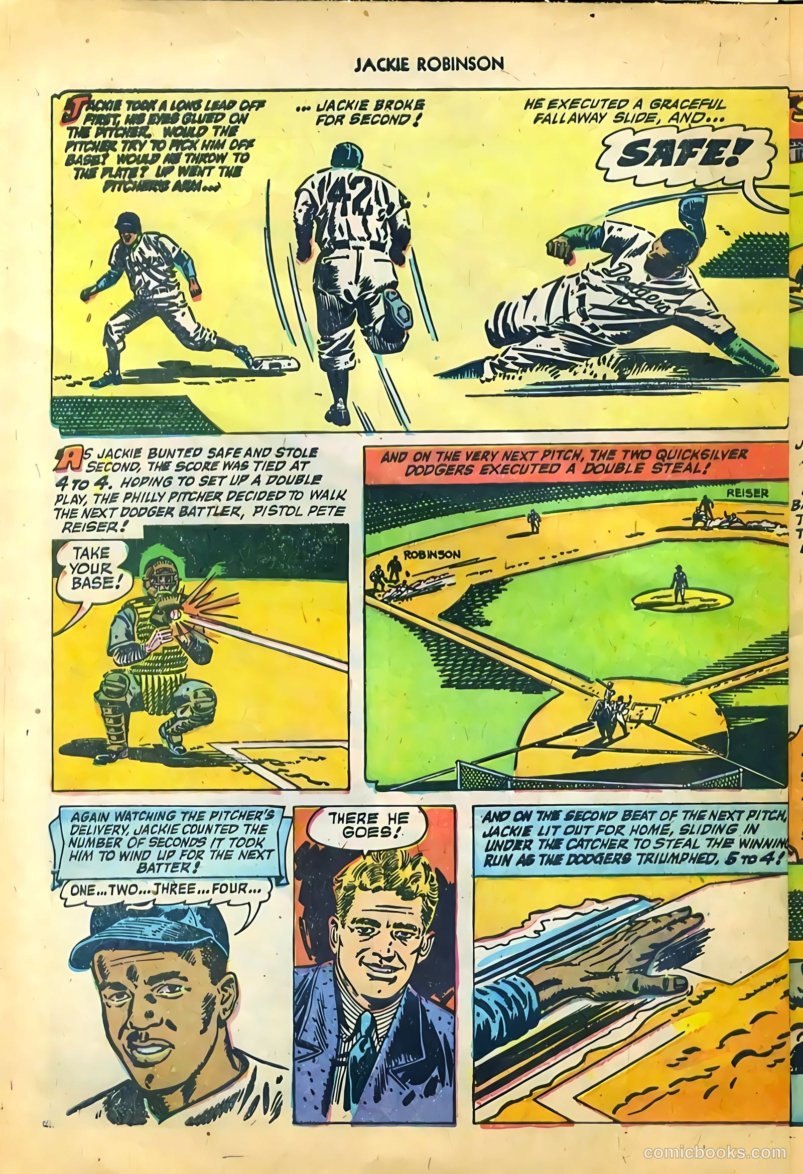 Jackie Robinson #6 (1952) — page 9 of 36