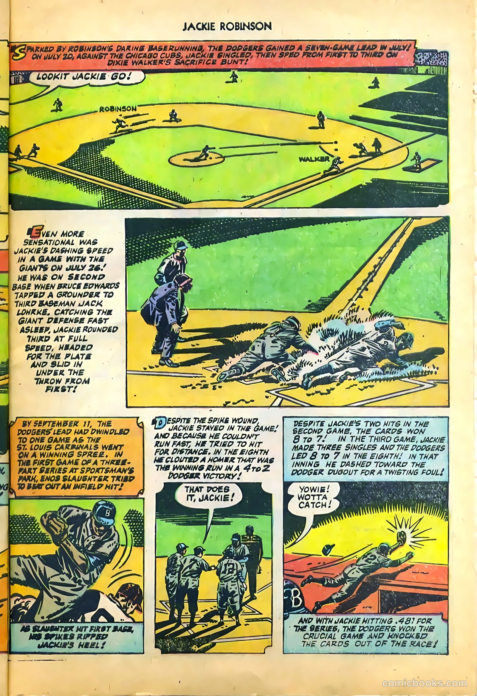 Jackie Robinson #6 (1952) — page 10 of 36