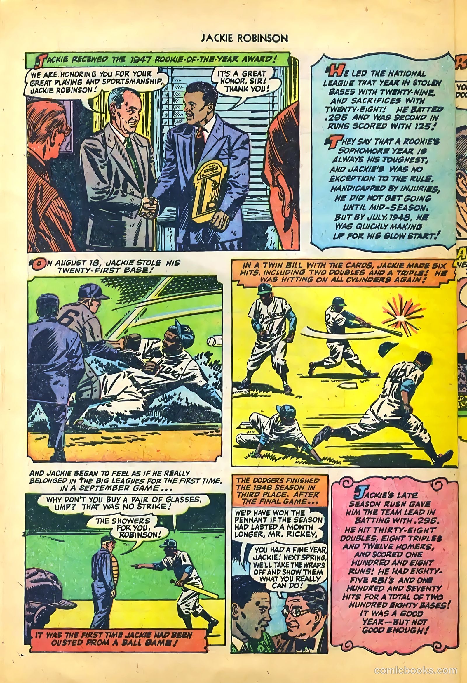 Jackie Robinson #6 (1952) — page 11 of 36