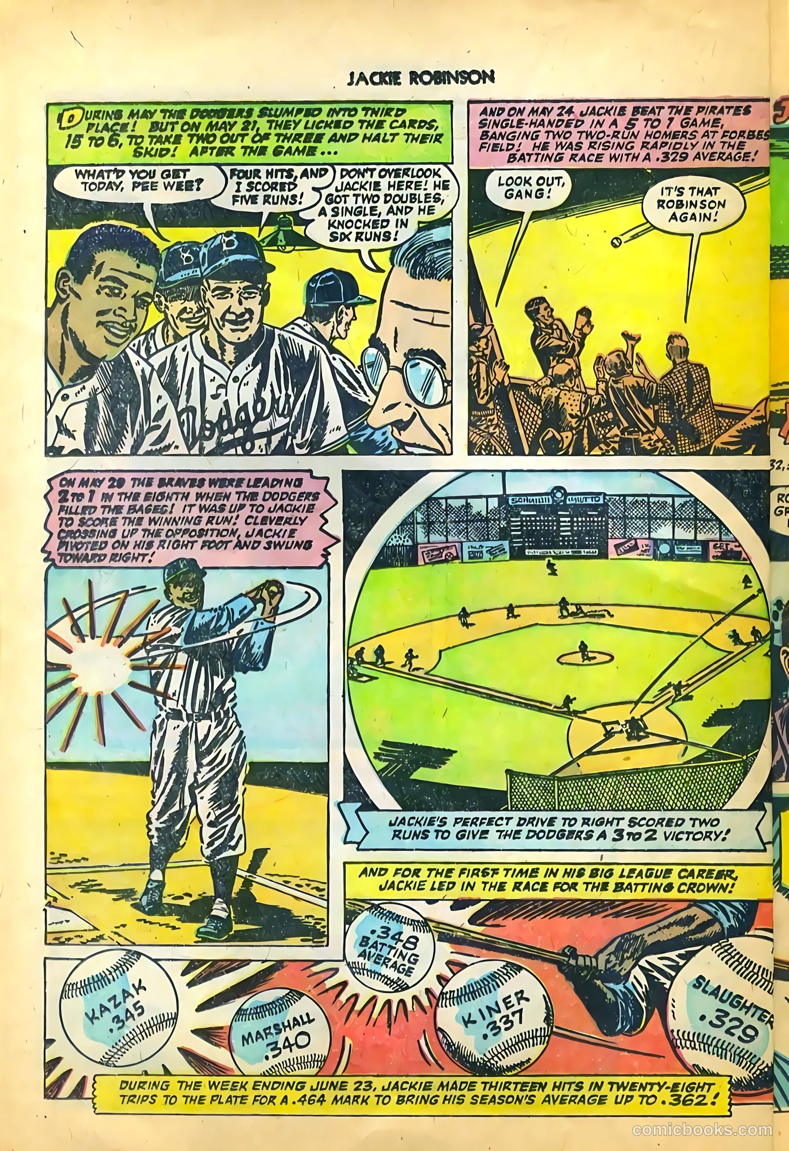 Jackie Robinson #6 (1952) — page 13 of 36