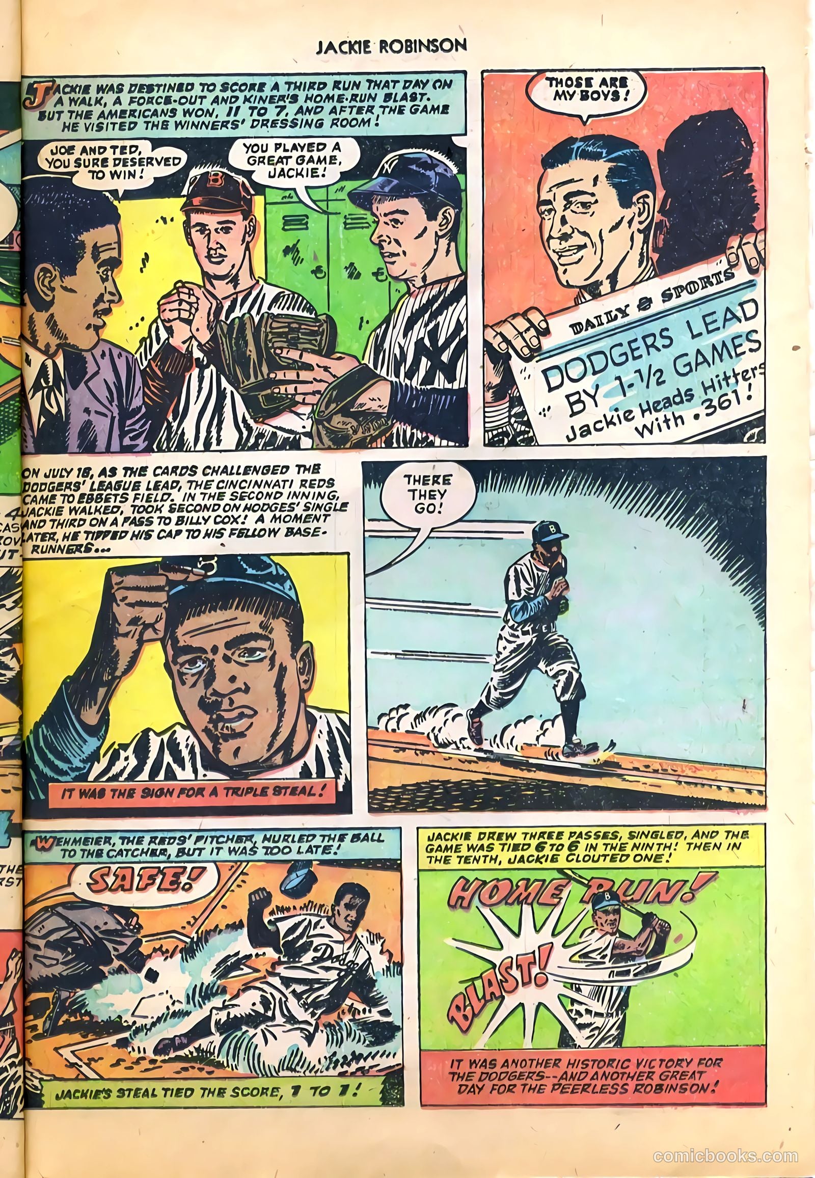 Jackie Robinson #6 (1952) — page 16 of 36