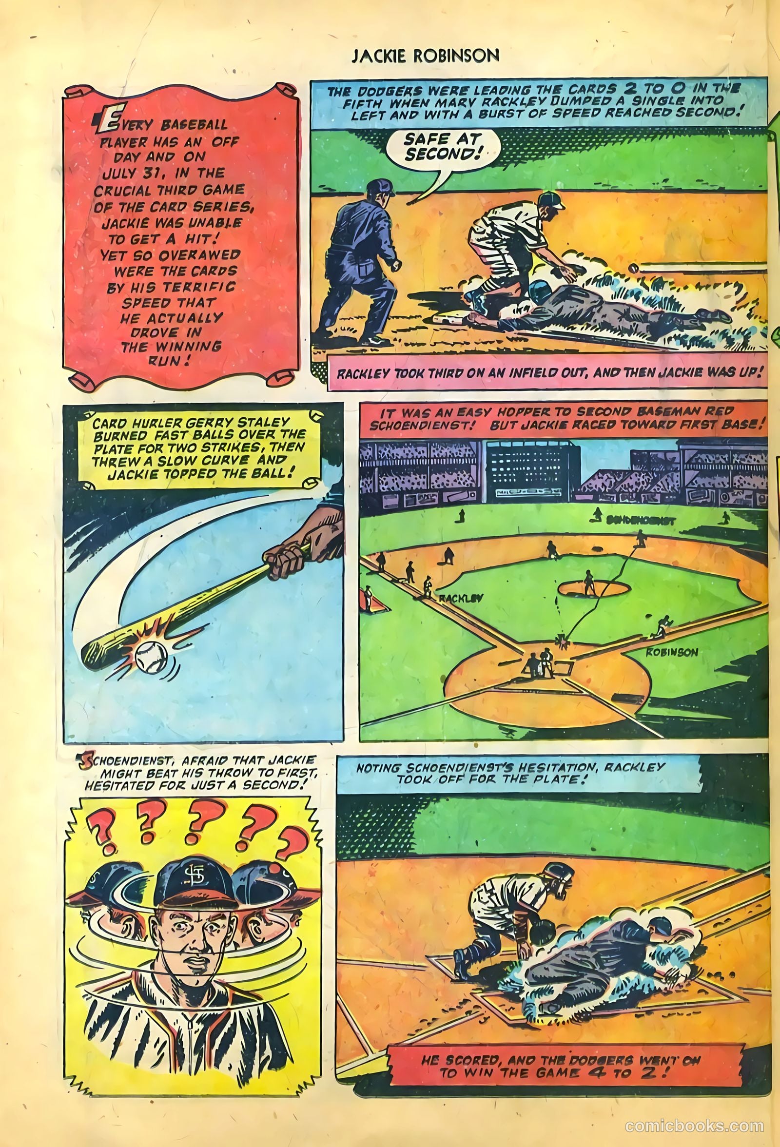 Jackie Robinson #6 (1952) — page 19 of 36