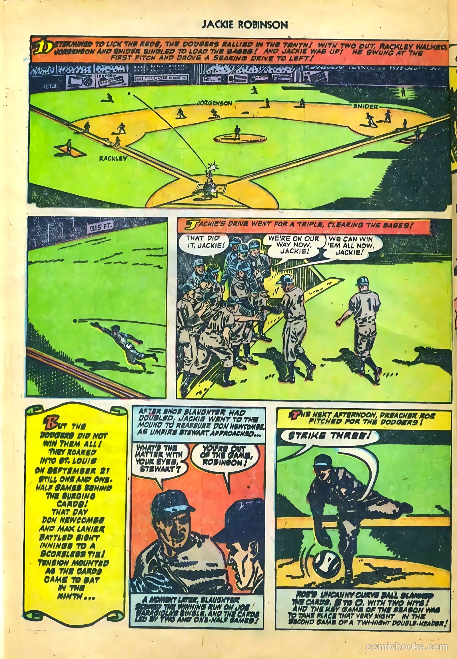 Jackie Robinson #6 (1952) — page 21 of 36