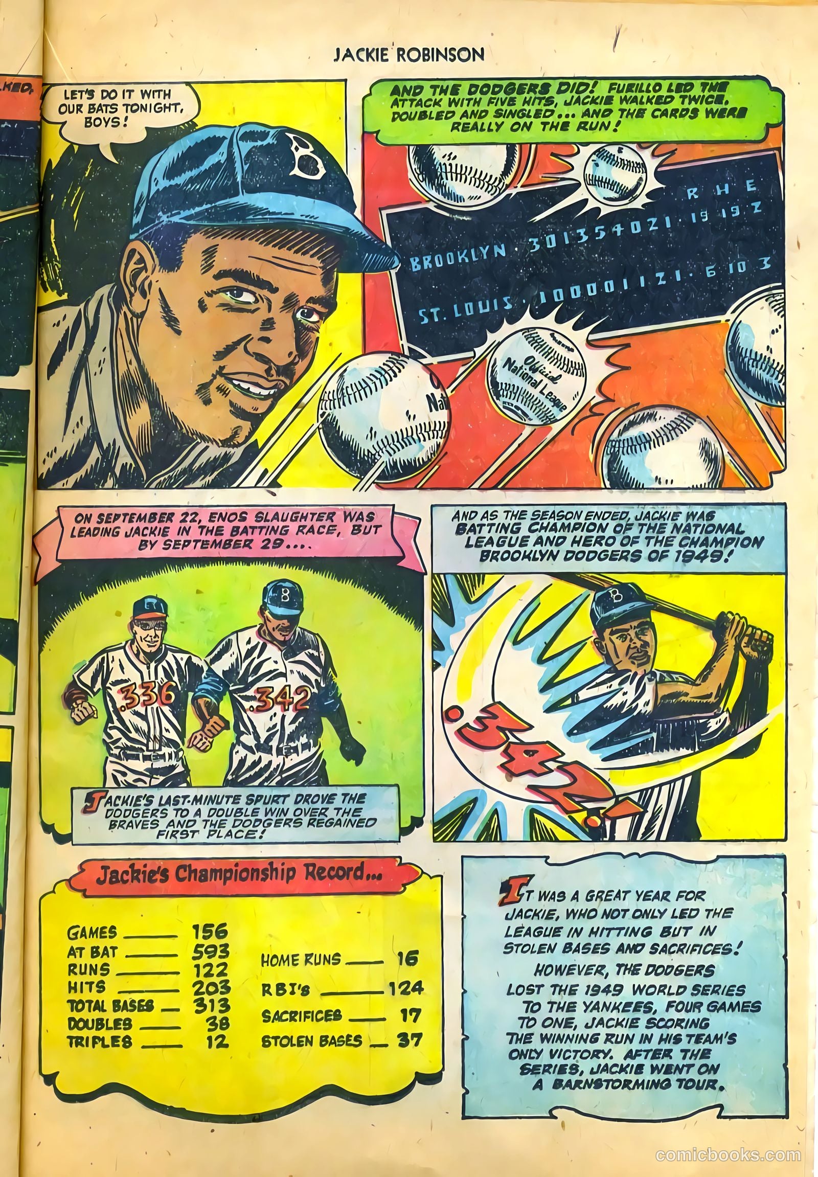 Jackie Robinson #6 (1952) — page 22 of 36