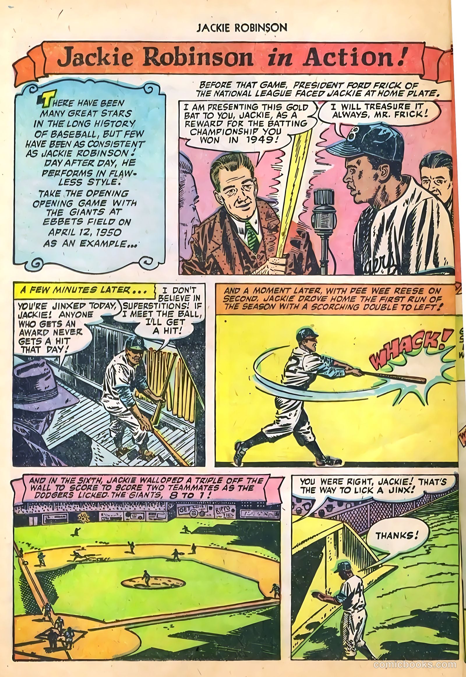 Jackie Robinson #6 (1952) — page 25 of 36
