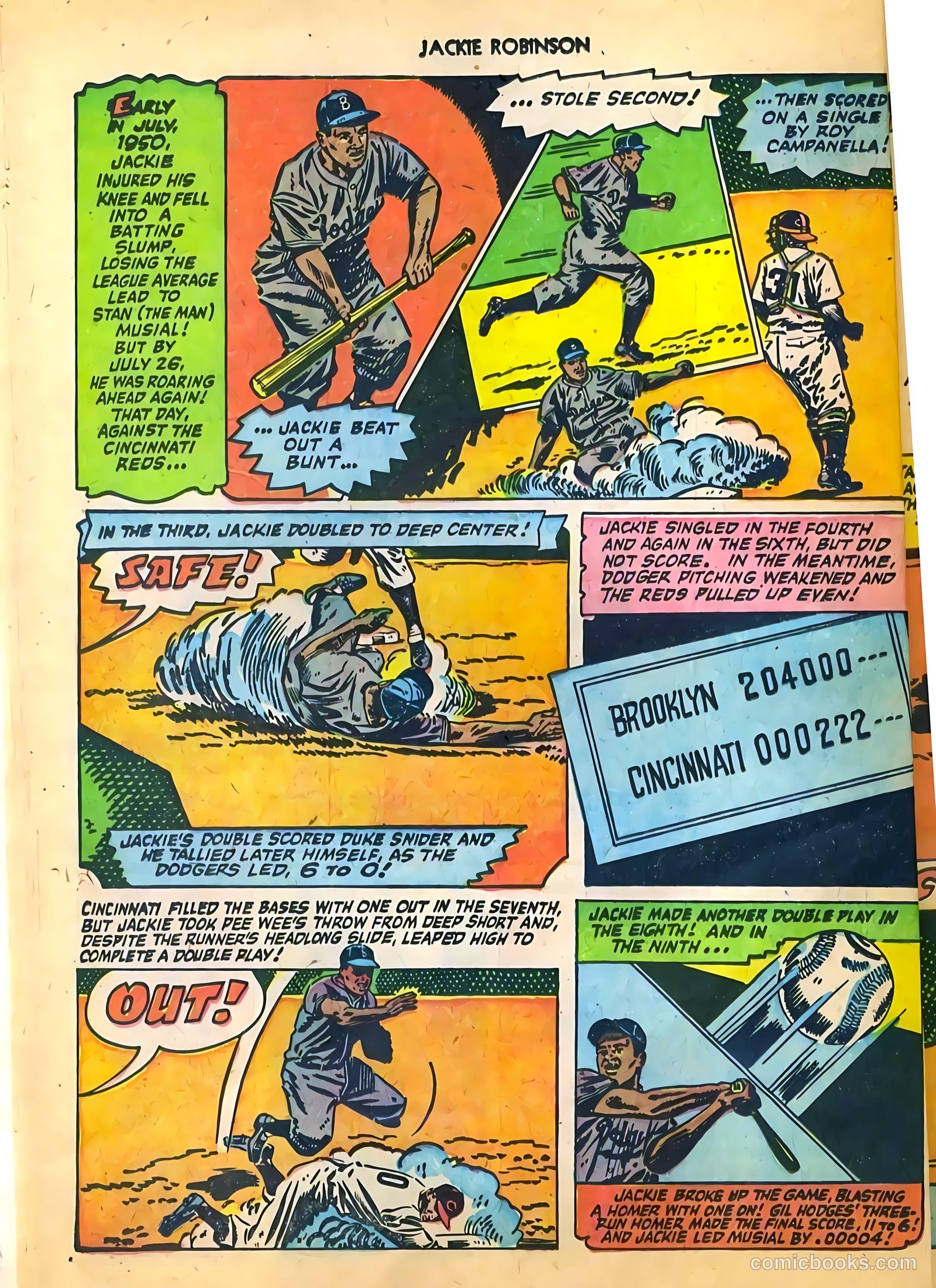 Jackie Robinson #6 (1952) — page 27 of 36