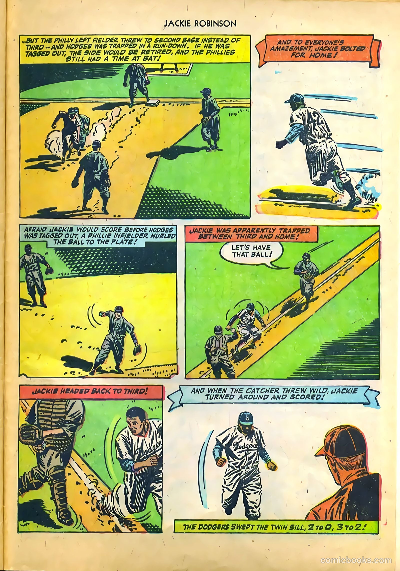 Jackie Robinson #6 (1952) — page 30 of 36