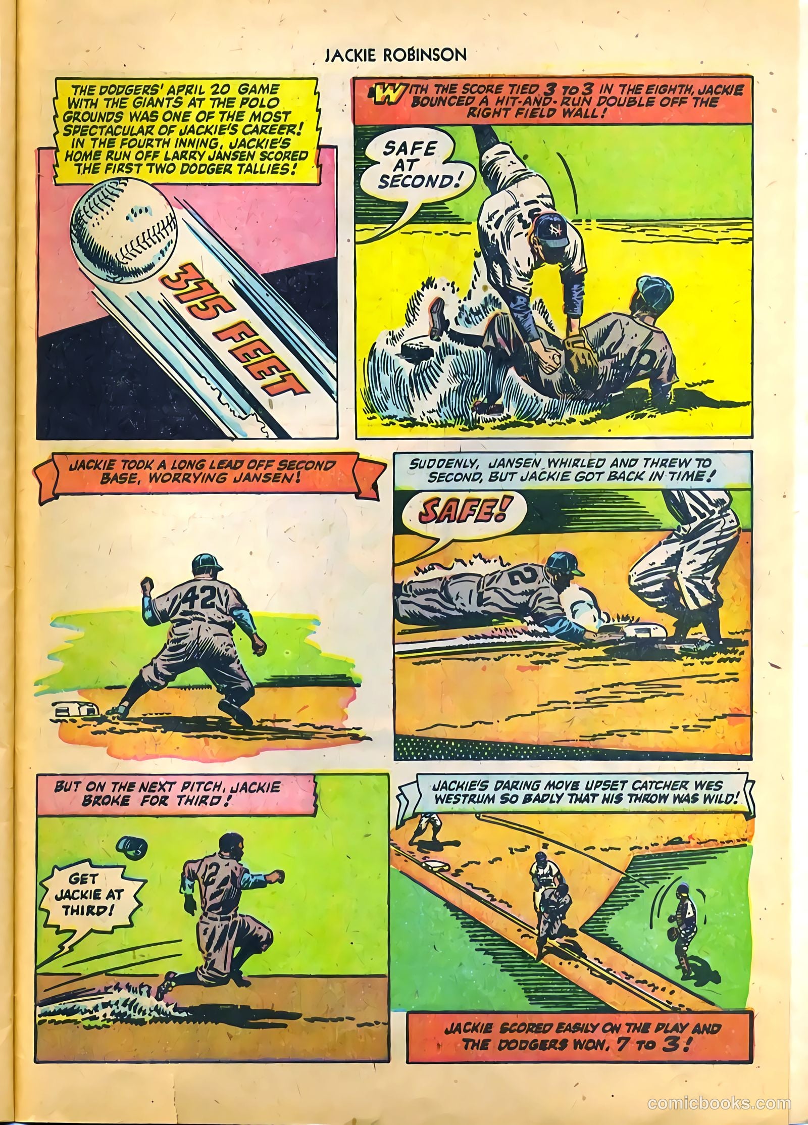 Jackie Robinson #6 (1952) — page 32 of 36