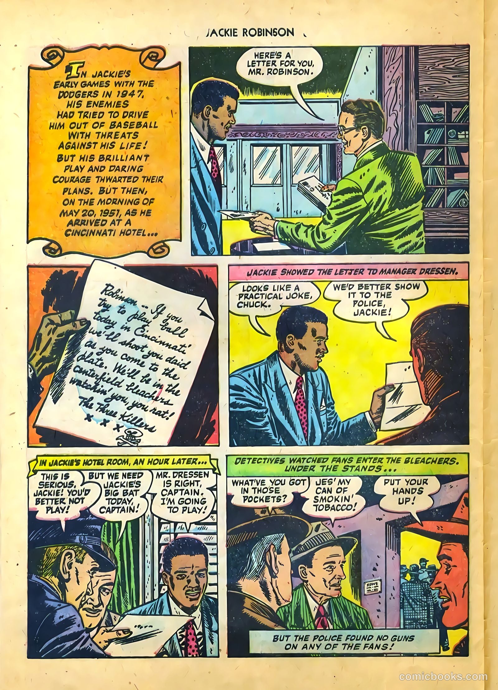 Jackie Robinson #6 (1952) — page 33 of 36