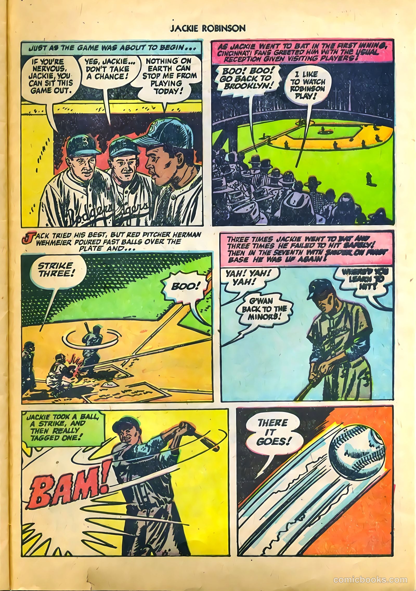 Jackie Robinson #6 (1952) — page 34 of 36