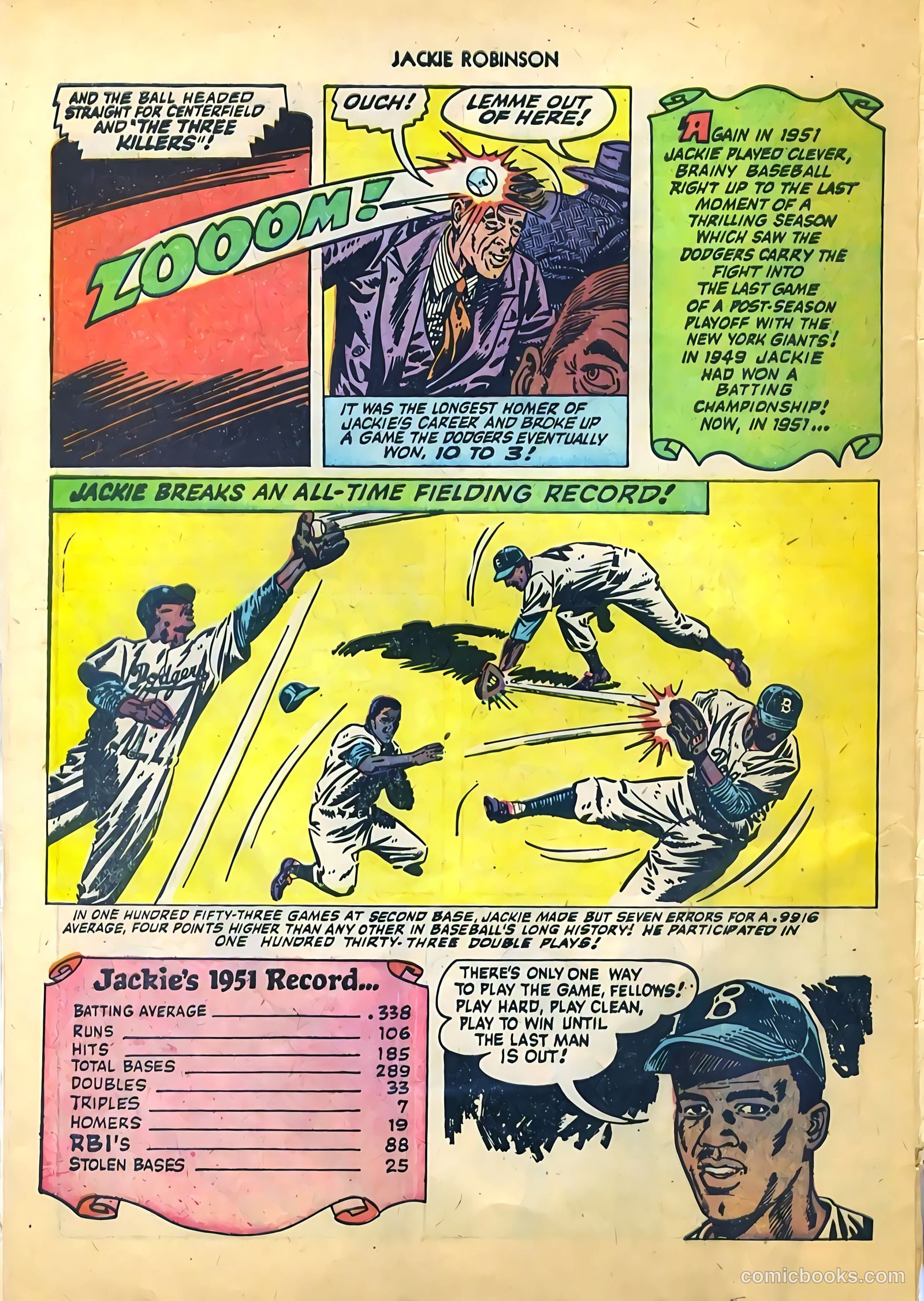 Jackie Robinson #6 (1952) — page 35 of 36